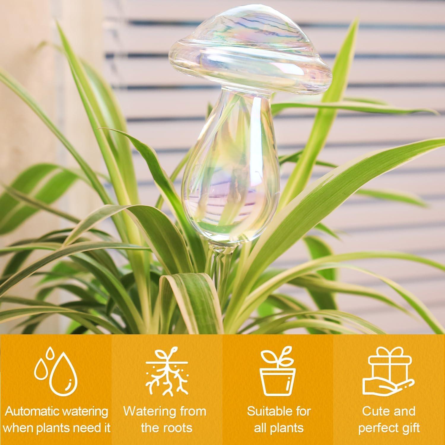 Esferas de Riego Automático KiKiHeim 4 Piezas Hongos