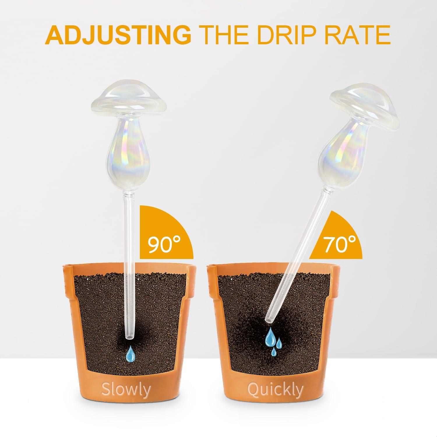 Esferas de Riego Automático KiKiHeim 4 Piezas Hongos