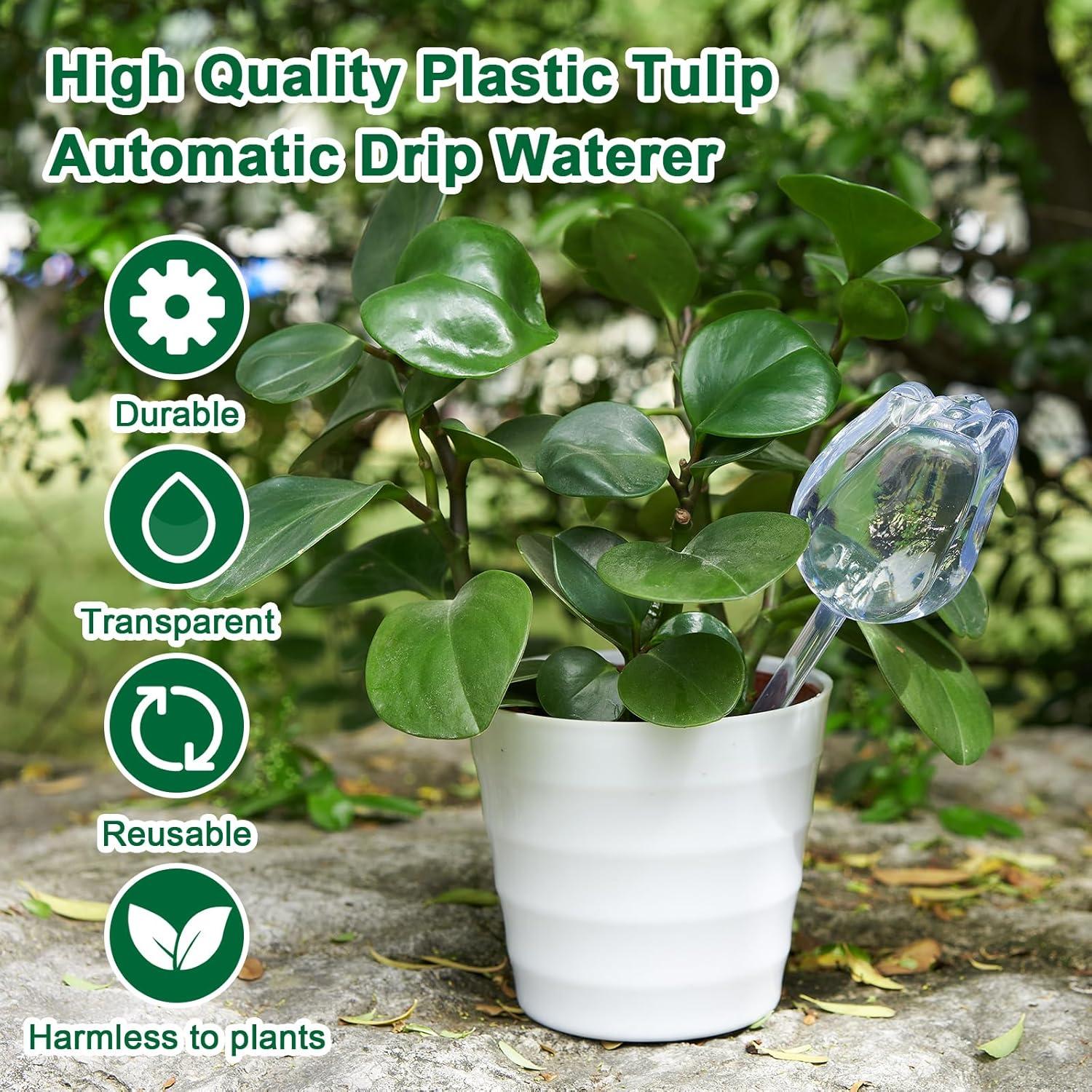 Esferas de Riego Automático Adoric para Plantas - 4 Tulipanes