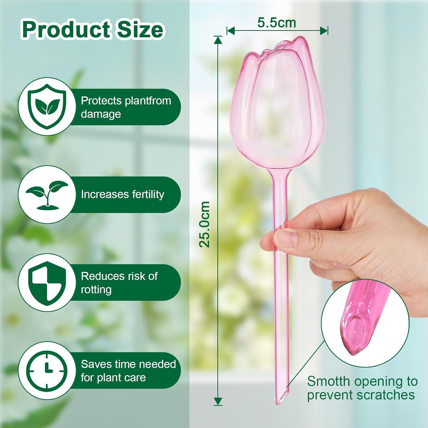 Esferas de Riego Automático Adoric para Plantas - 4 Tulipanes