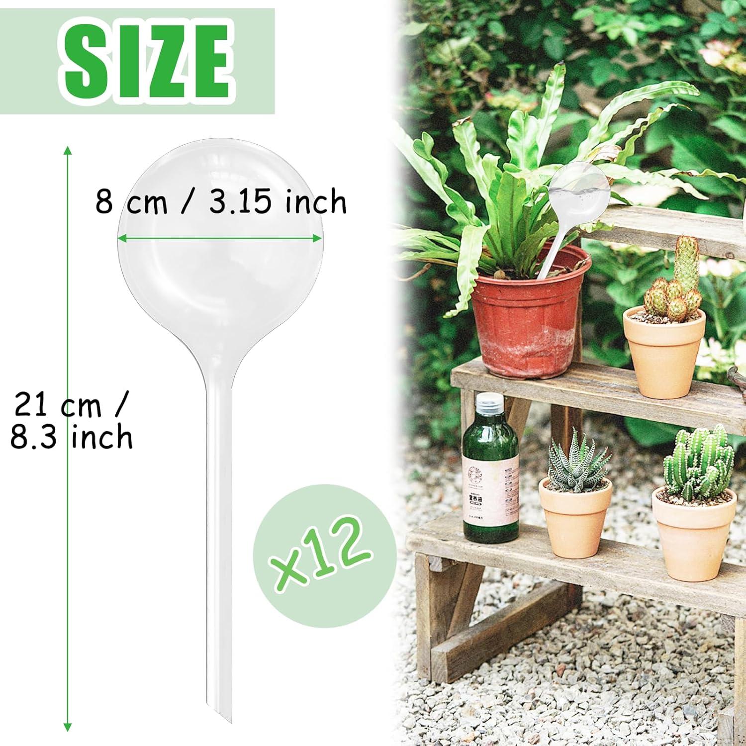 12 Bombillas de Riego Automático Cmaqpw para Plantas 21 cm