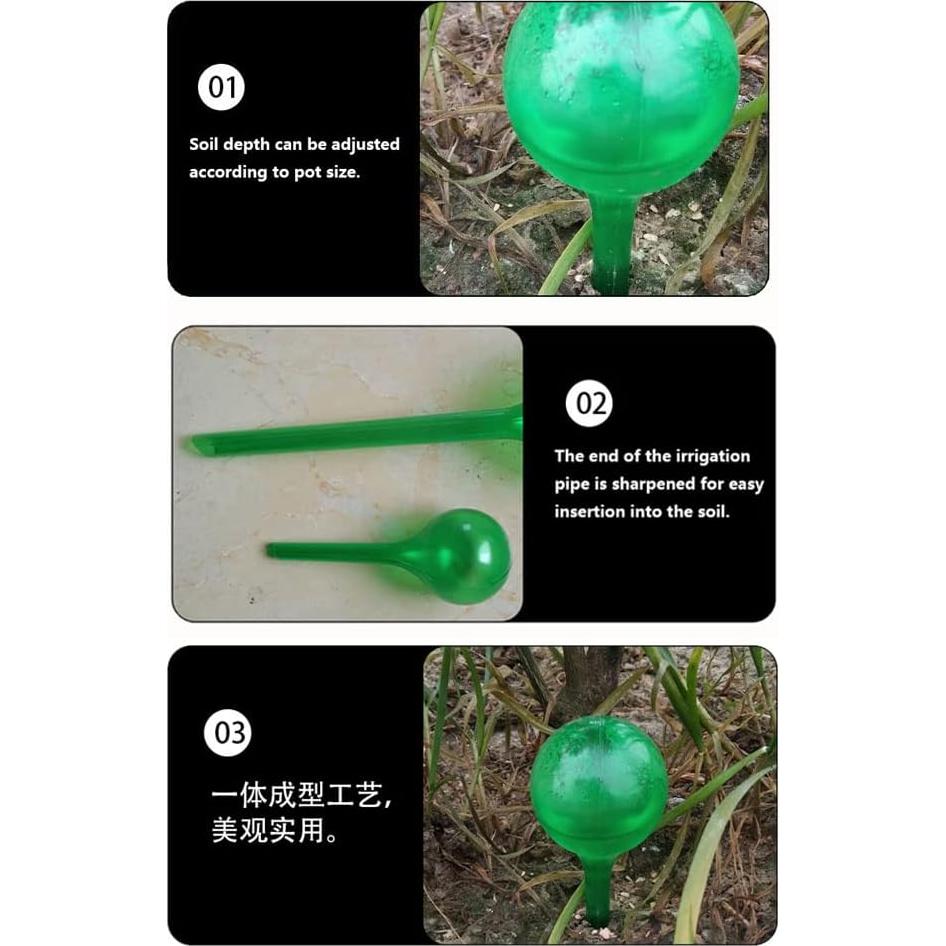 Globo de Riego Automático Yahpetes 10 Piezas 89ml PVC