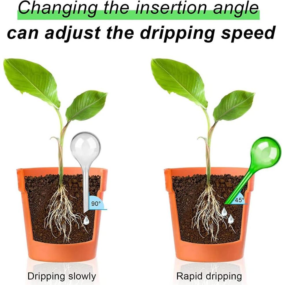 Globo de Riego Automático Yahpetes 10 Piezas 89ml PVC