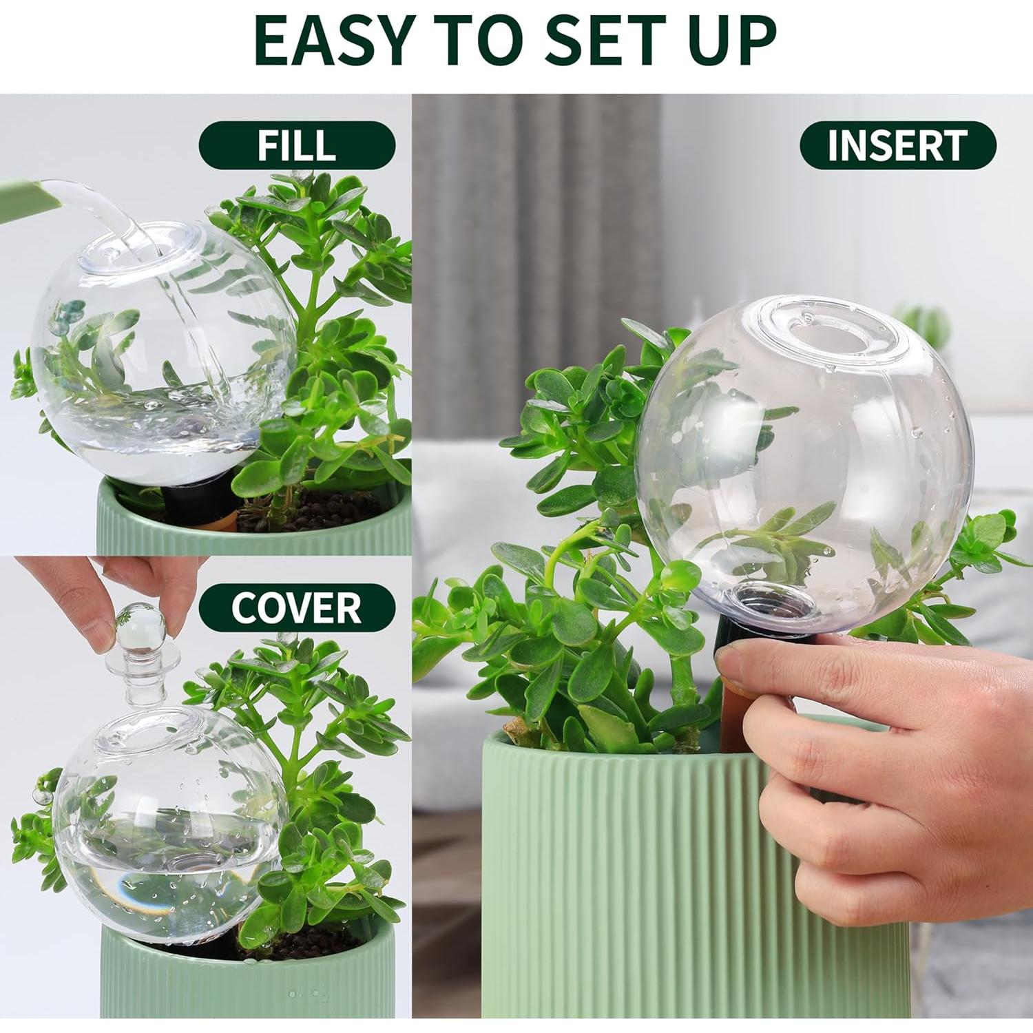 Globos de Riego Autorriego Soilagua 4 Pack 570 ml Terracota