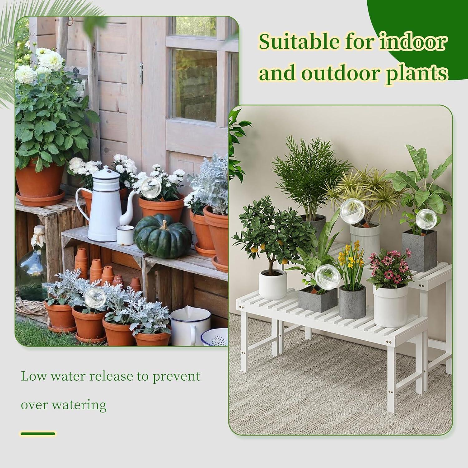 3 Esferas de Riego Automático Gewosi 500 ml para Plantas