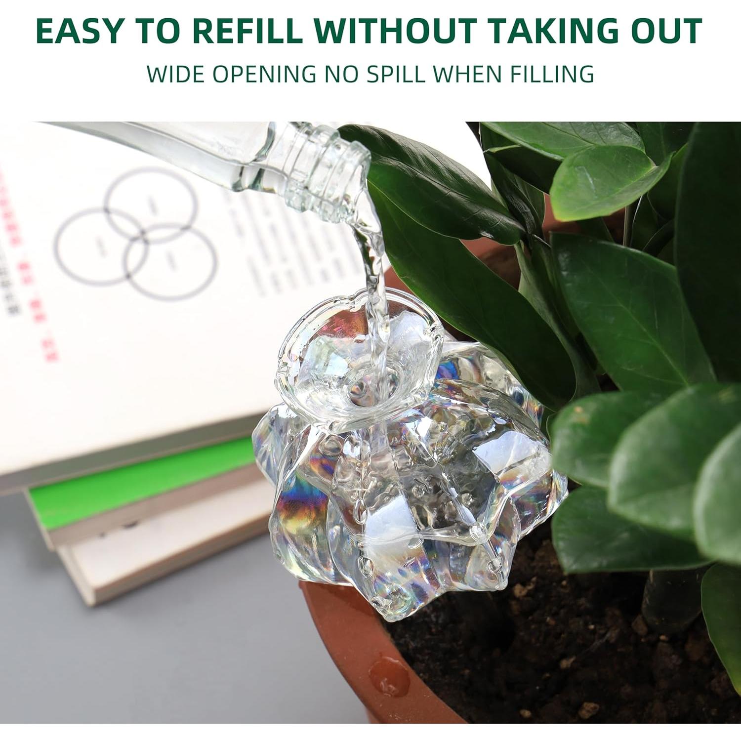 Esferas de Riego Automático Soilagua 10 oz para Plantas - 2 Paquete