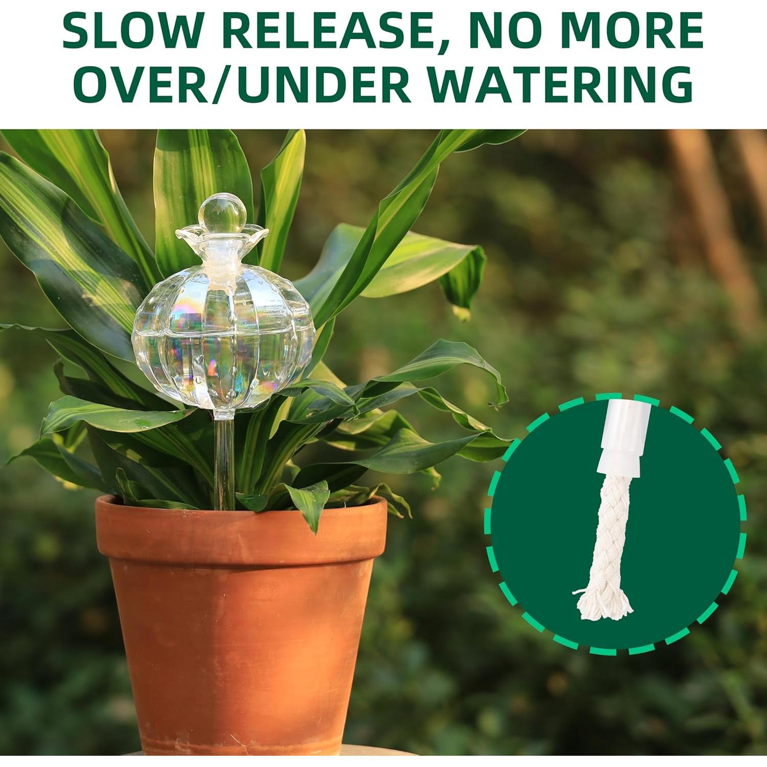 Esferas de Riego Automático Soilagua 10 oz para Plantas - 2 Paquete