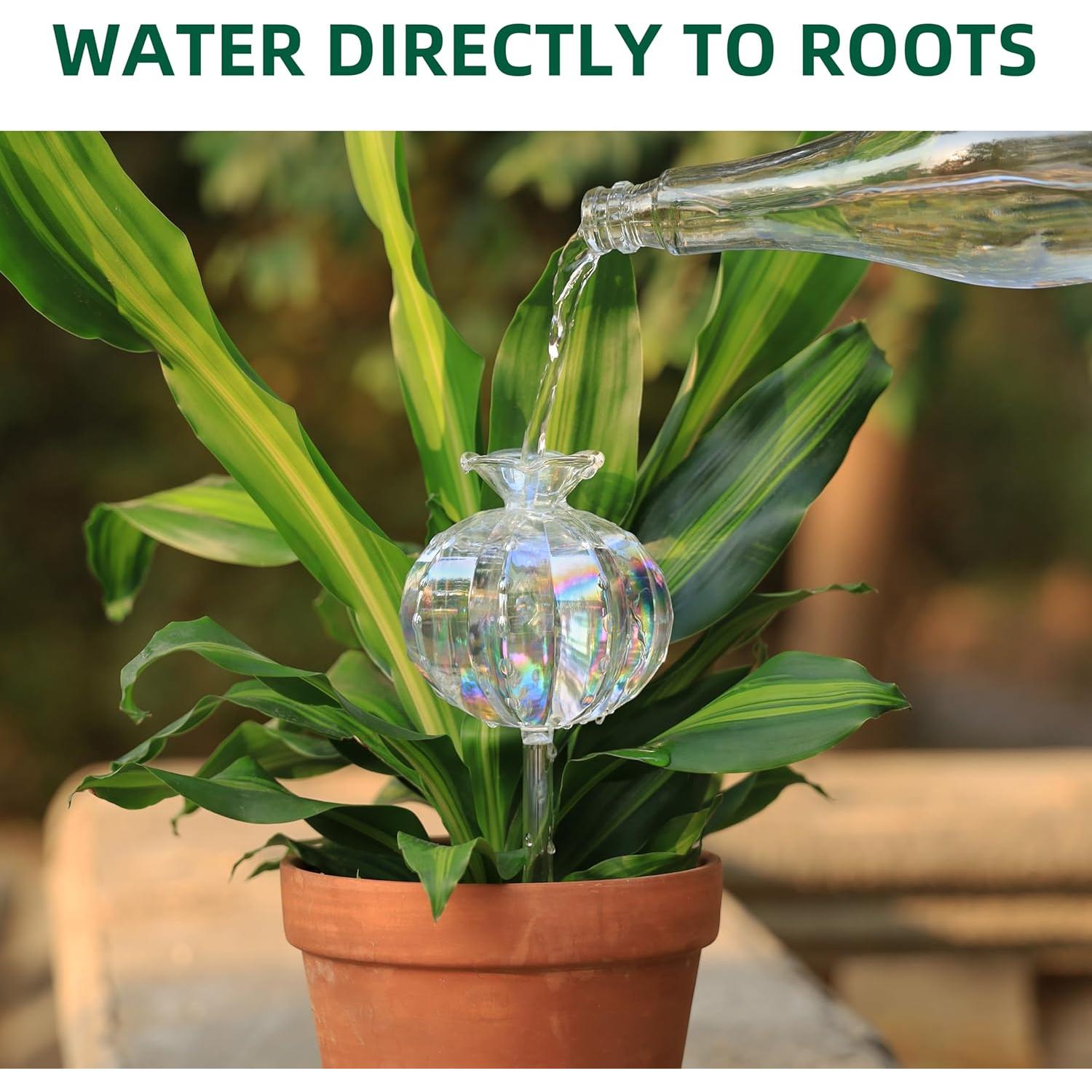 Esferas de Riego Automático Soilagua 10 oz para Plantas - 2 Paquete