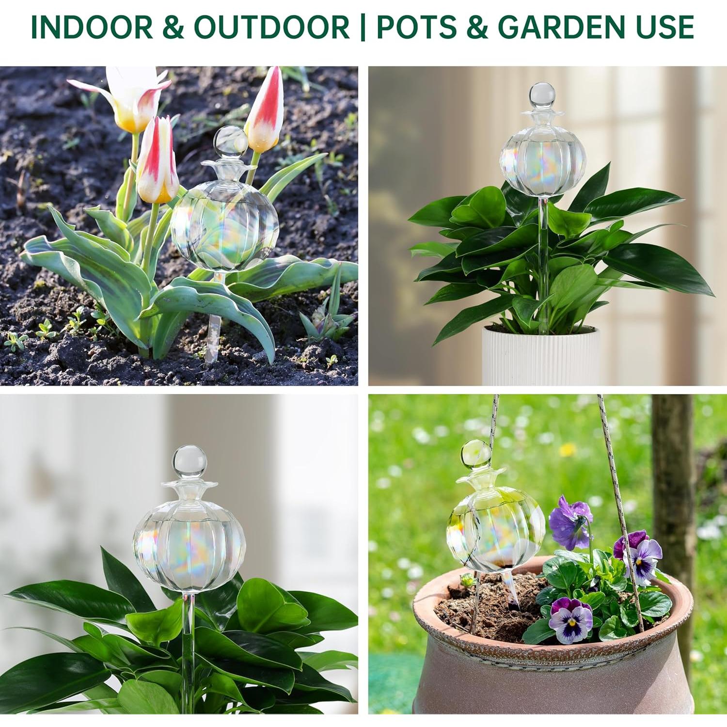 Esferas de Riego Automático Soilagua 10 oz para Plantas - 2 Paquete