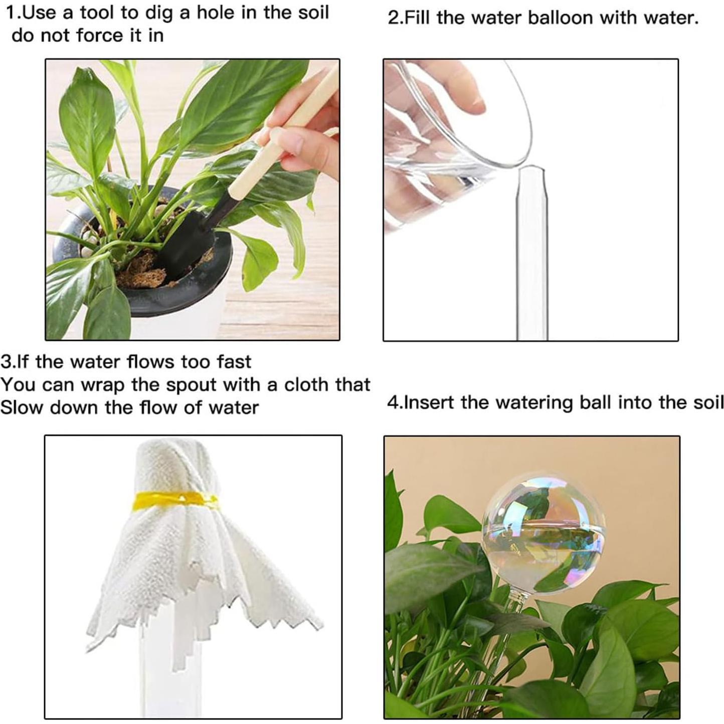 Esferas de Riego de Vidrio Vividaire 2-Pack 192 ml Automáticas