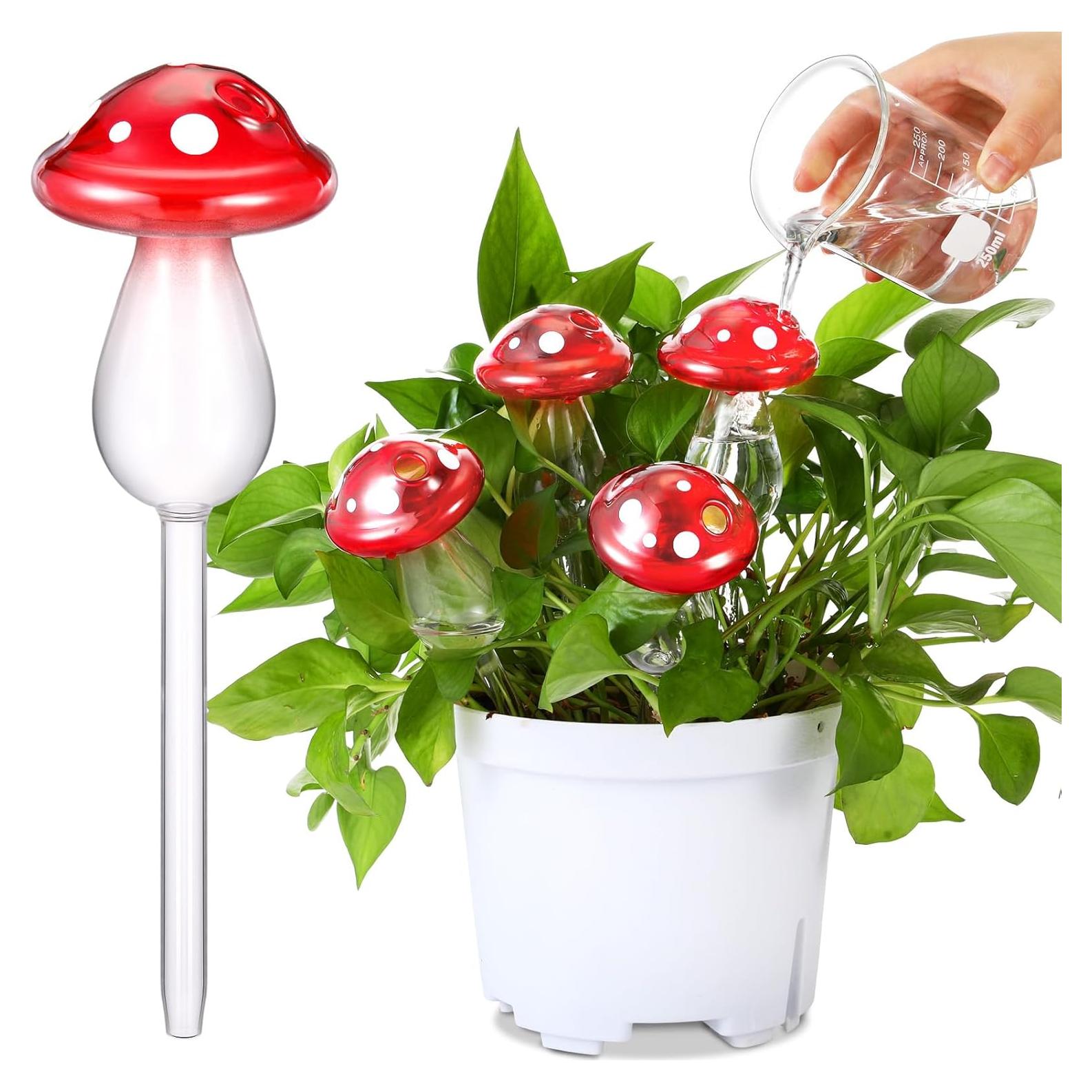 Weysat 4 Esferas de Riego Automático de Vidrio para Plantas