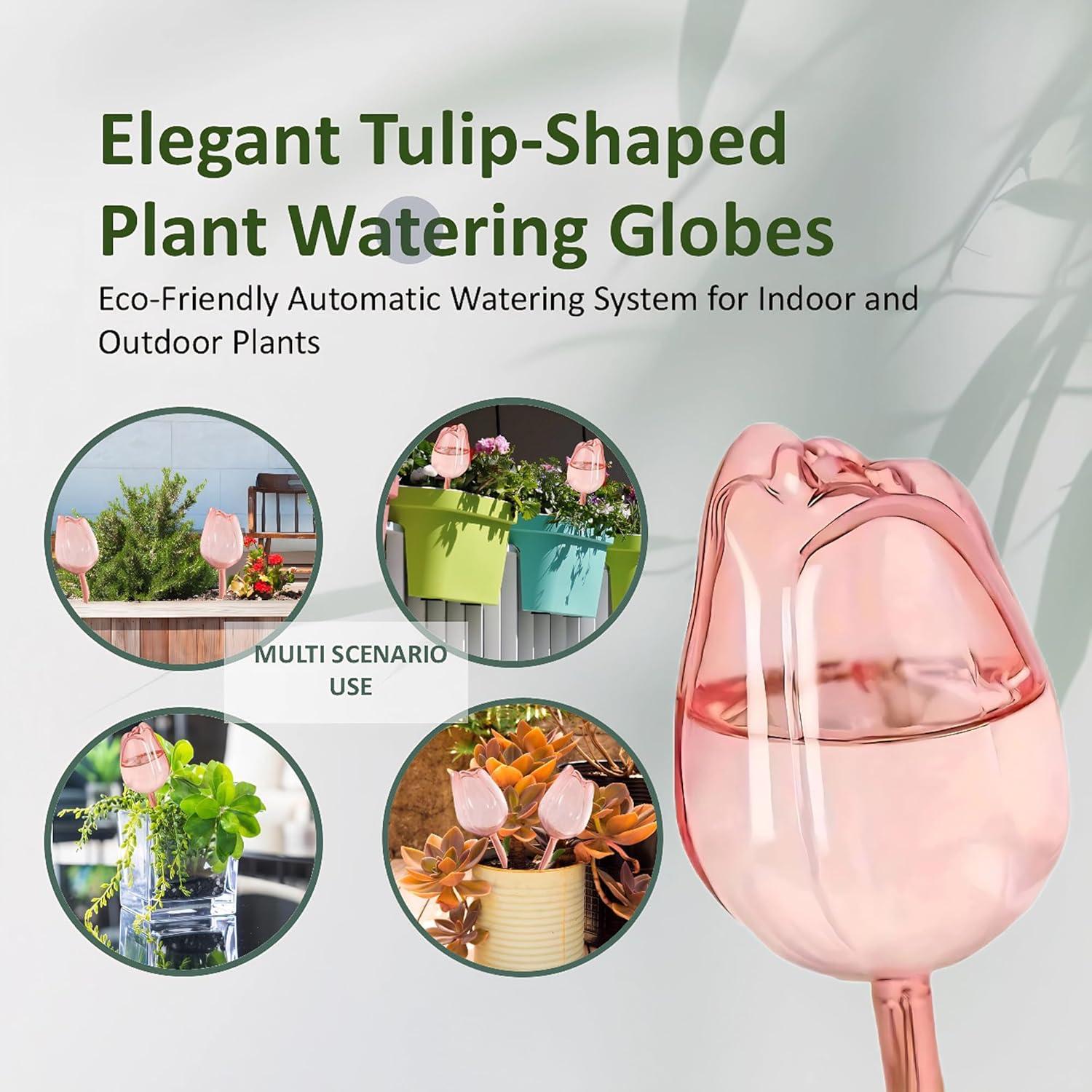 Juego de 2 Esferas de Riego Tulipán LifeEase - Autorriego para Plantas