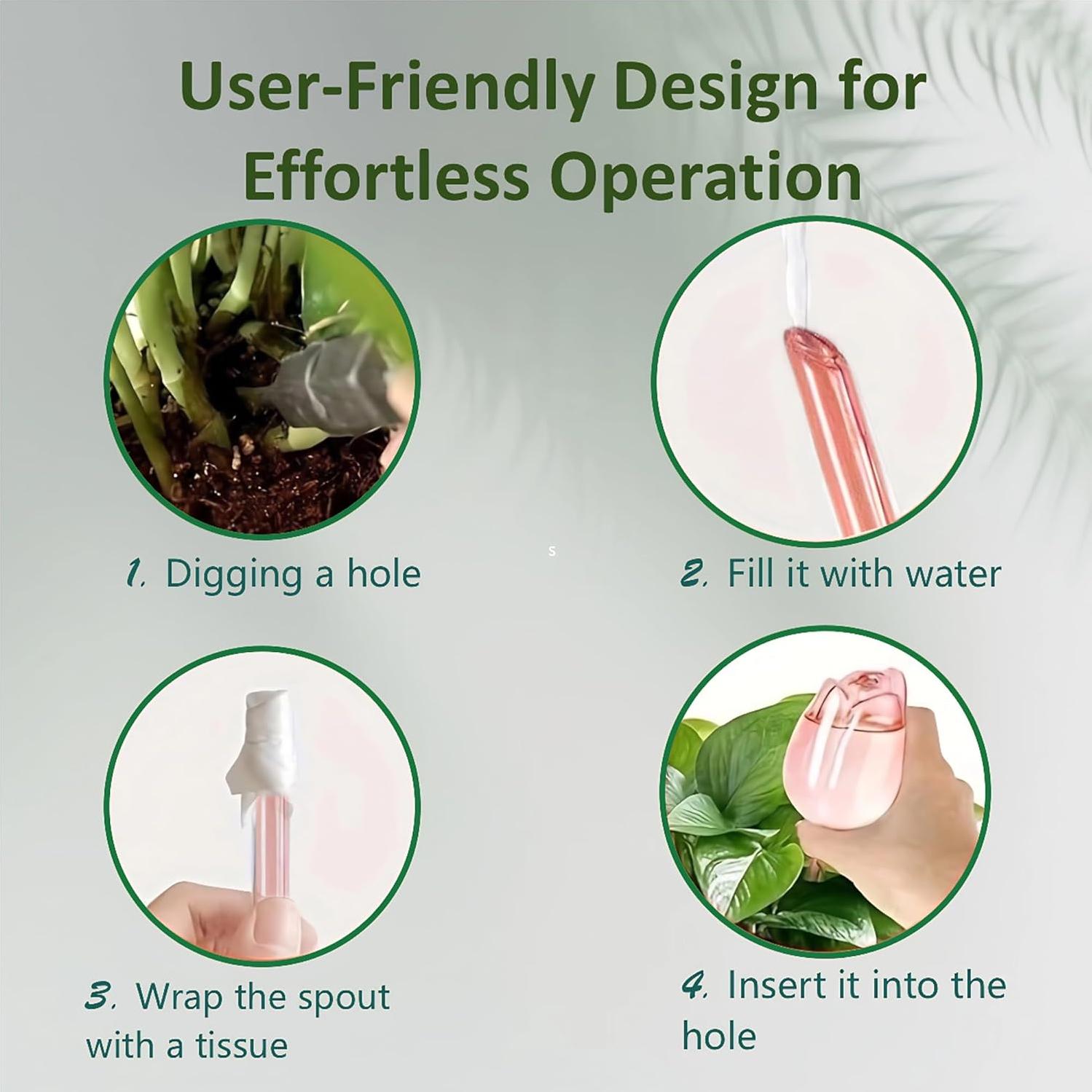 Juego de 2 Esferas de Riego Tulipán LifeEase - Autorriego para Plantas