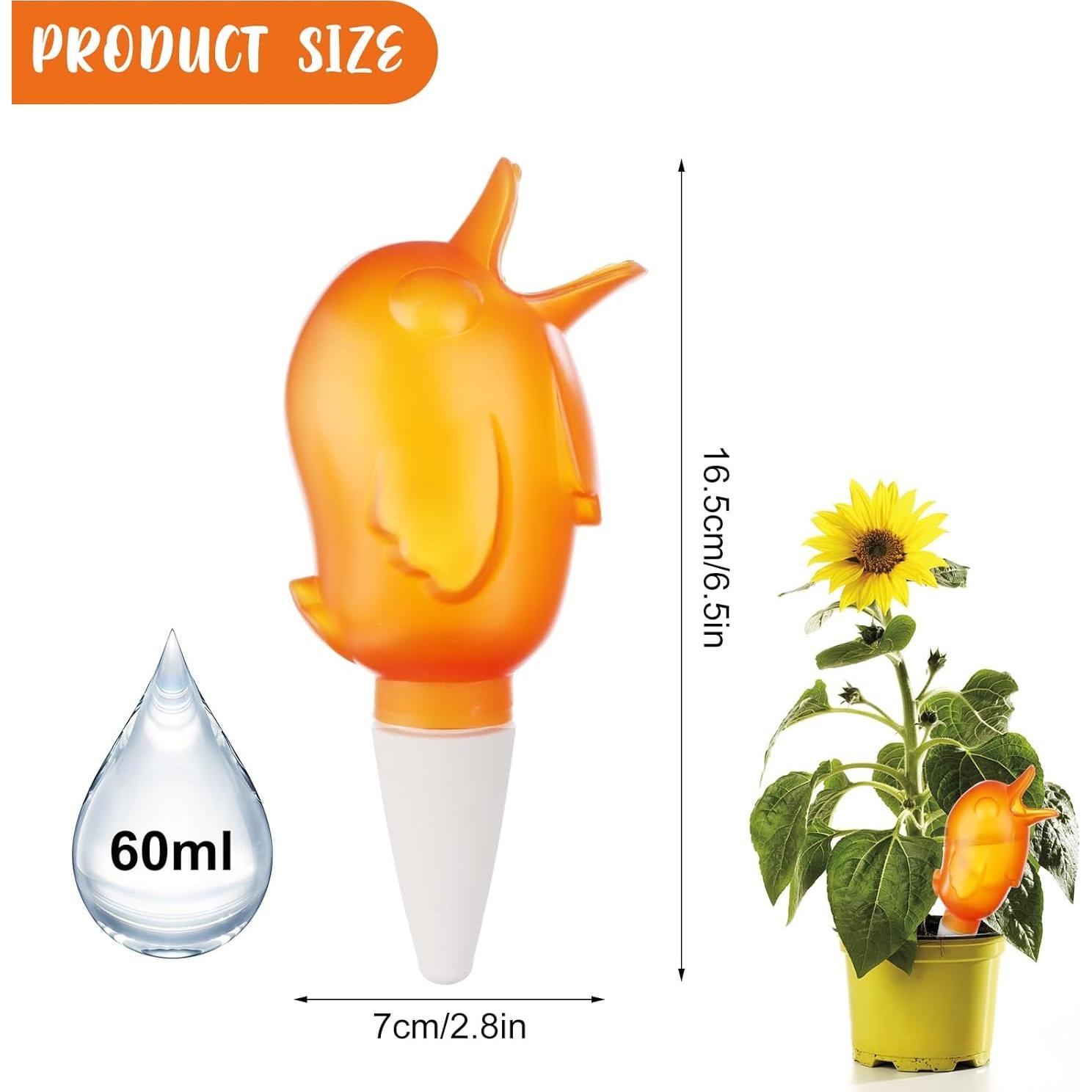 Paquete de 8 Picos de Riego Automático Haomian 16.5 cm