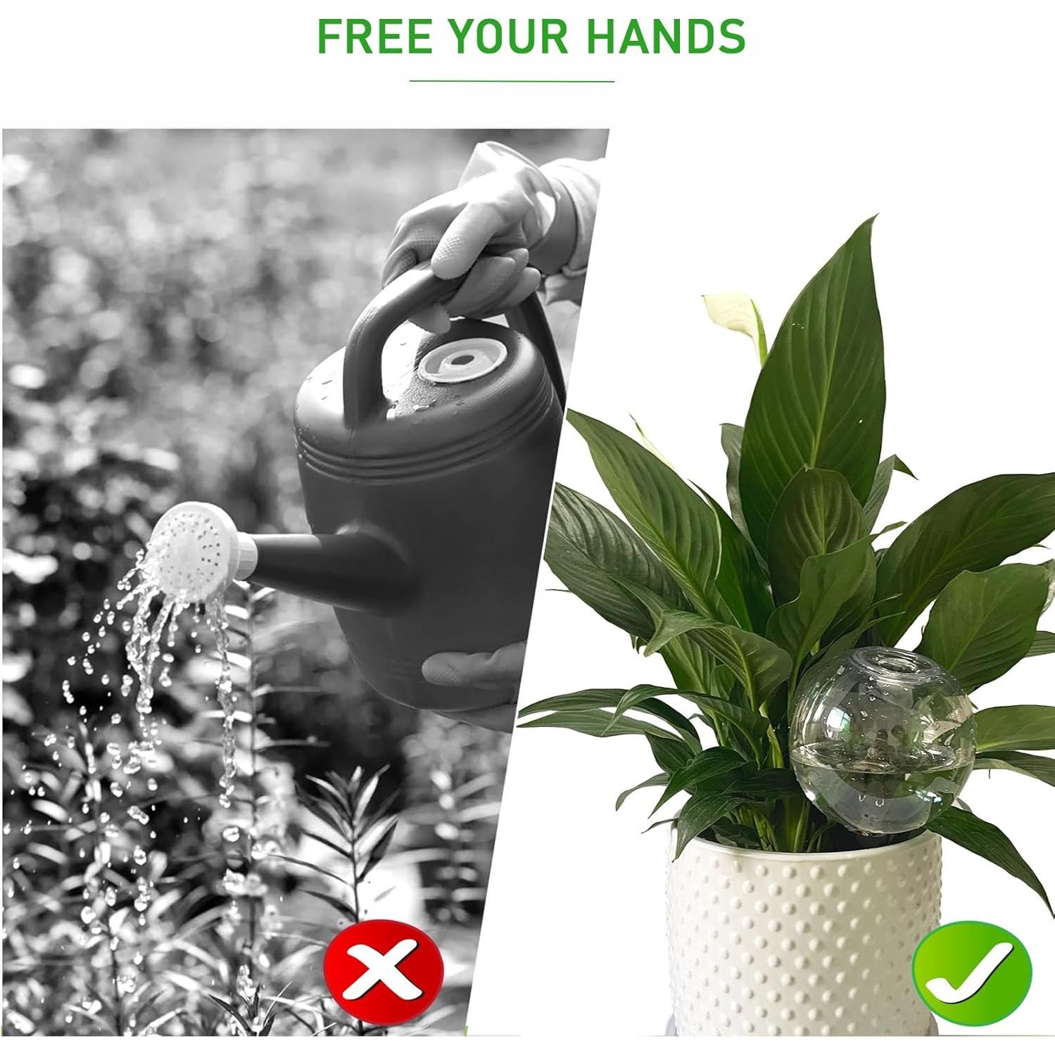 Esferas de Riego Automático RIBEED 2pcs 500ml para Plantas