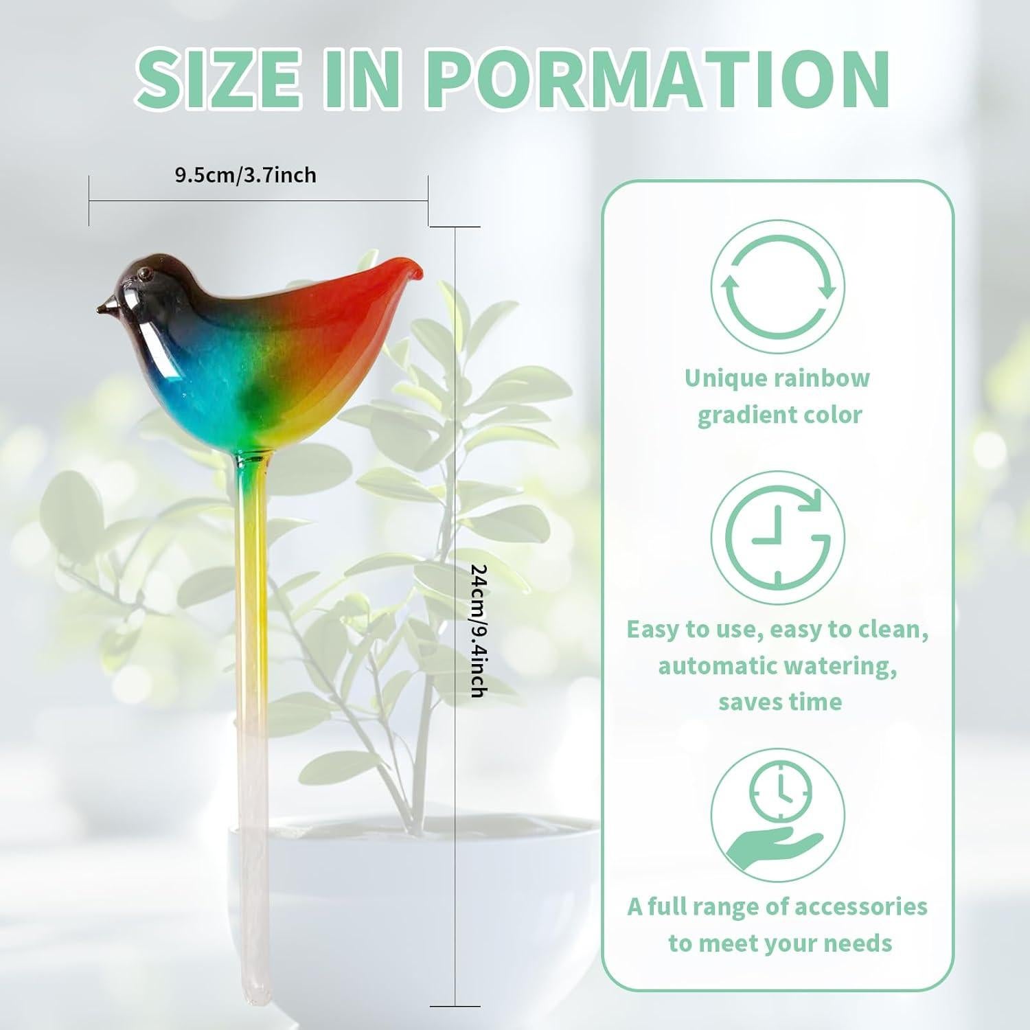 Esferas de Riego Automático de Vidrio CRVAJJWT - Paquete de 3