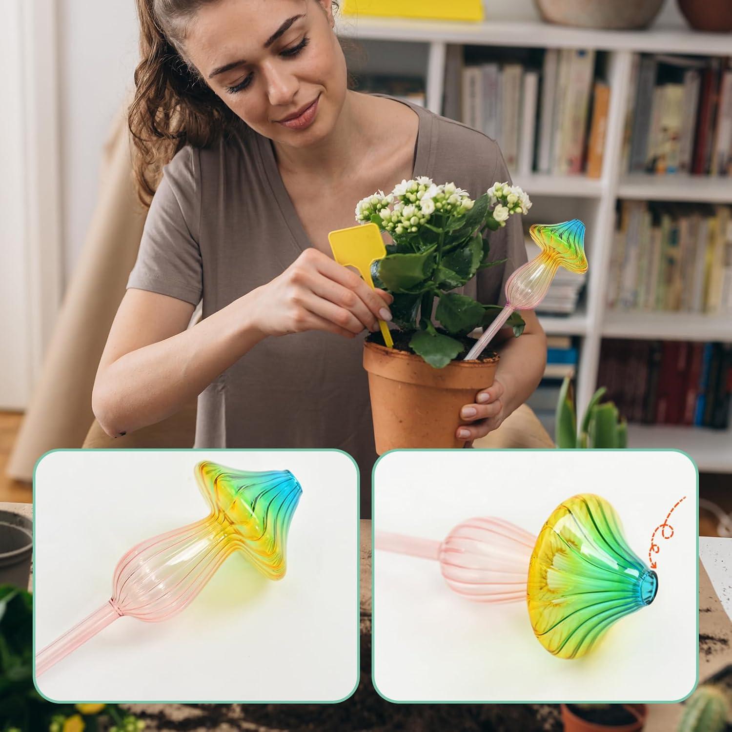 4 Esferas de Riego Automático de Vidrio ZHIYUEJING 24.99 cm