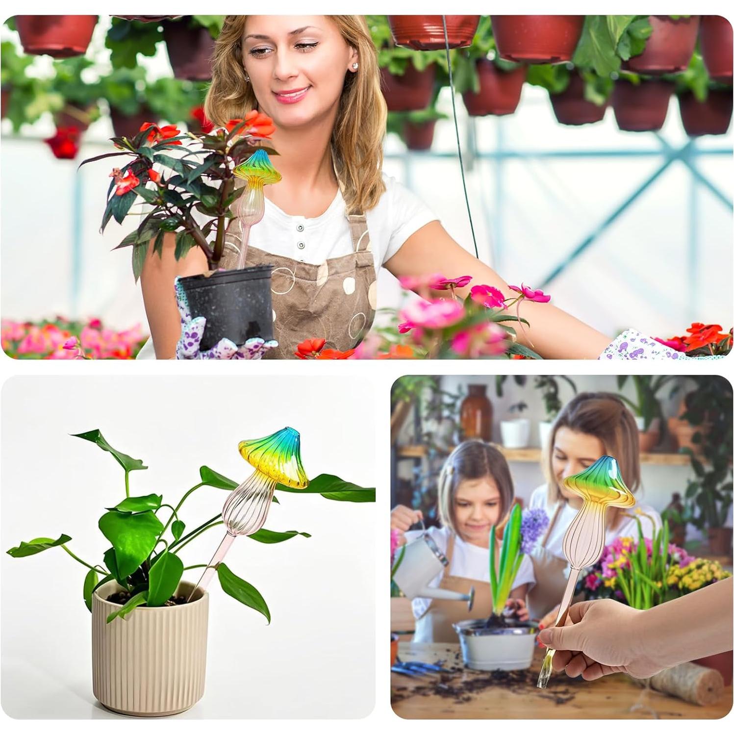 4 Esferas de Riego Automático de Vidrio ZHIYUEJING 24.99 cm