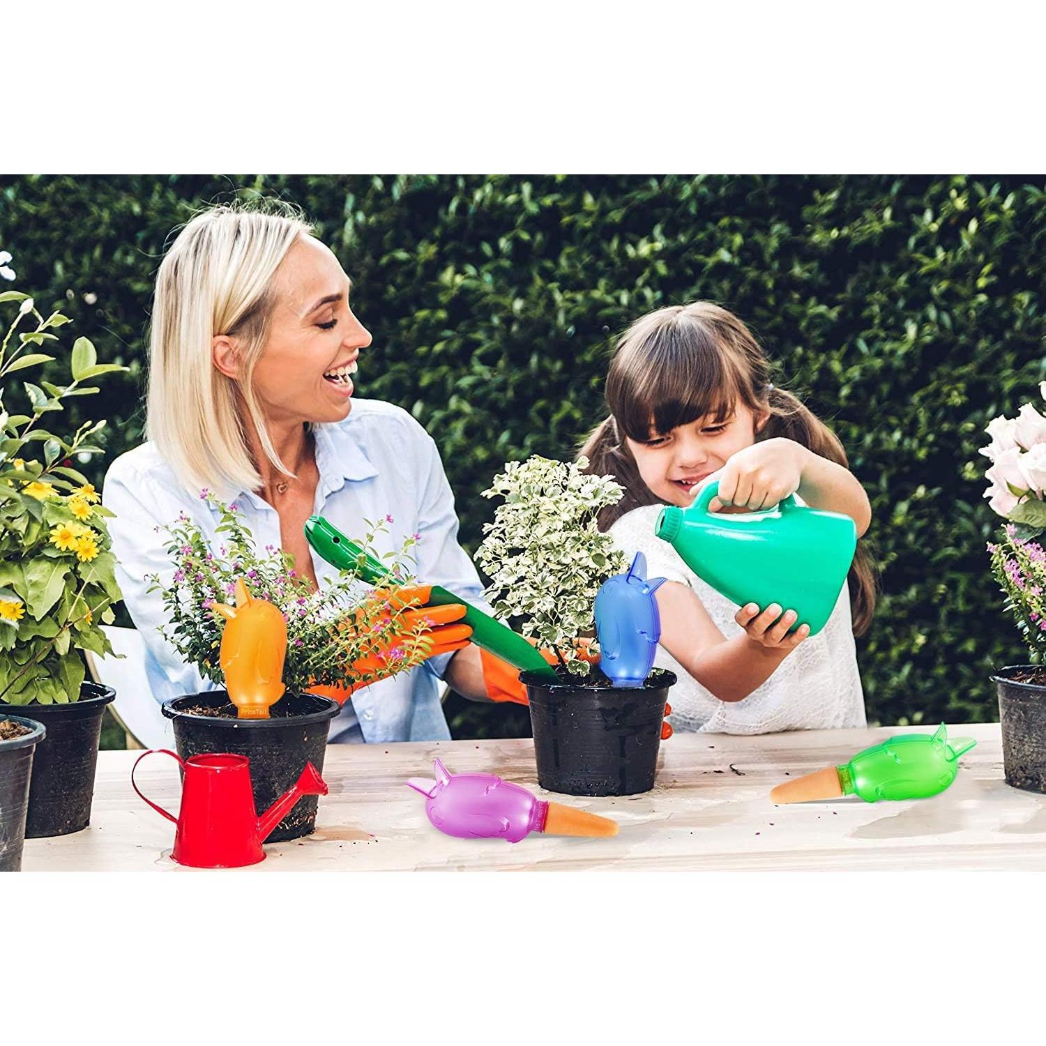 Dispositivos de Riego Autorriego Pricetail - 4 Piezas Terracota