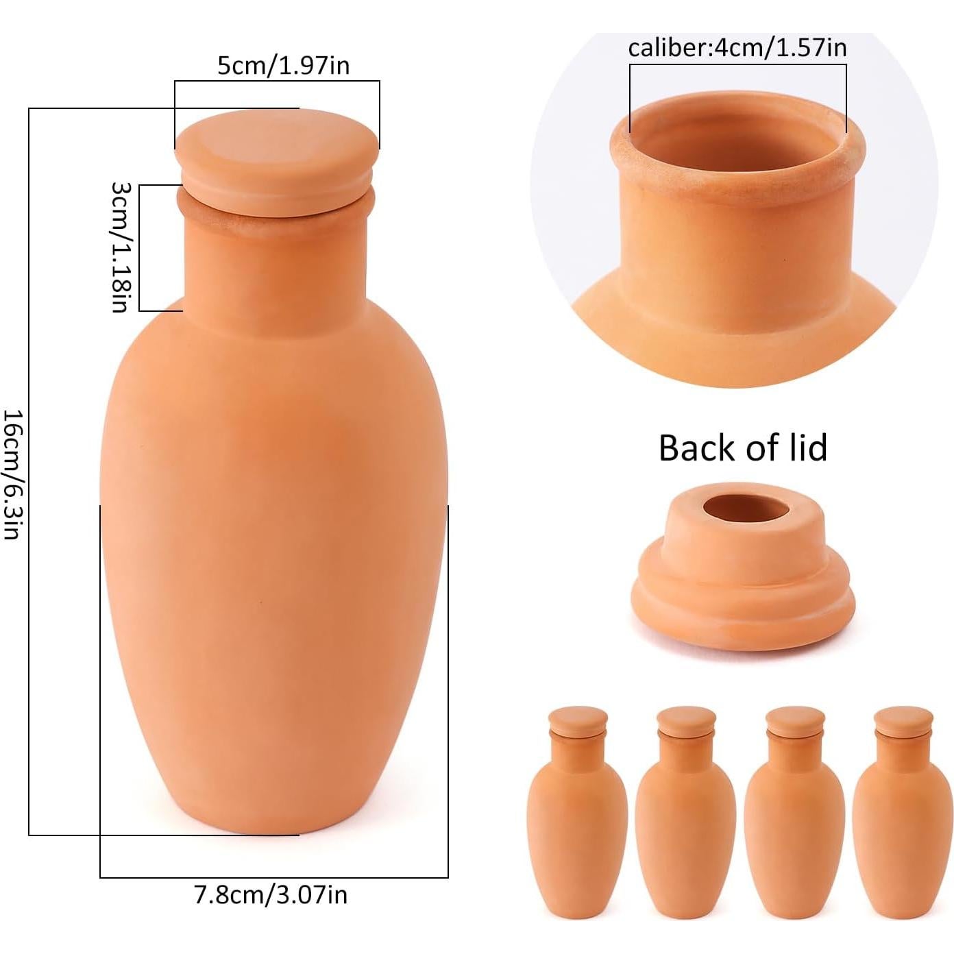 4 Esferas de Riego para Plantas Lovely Ran de Cerámica 50.9cm³