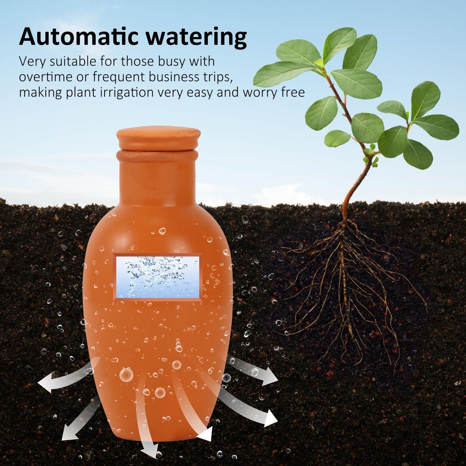 4 Esferas de Riego para Plantas Lovely Ran de Cerámica 50.9cm³