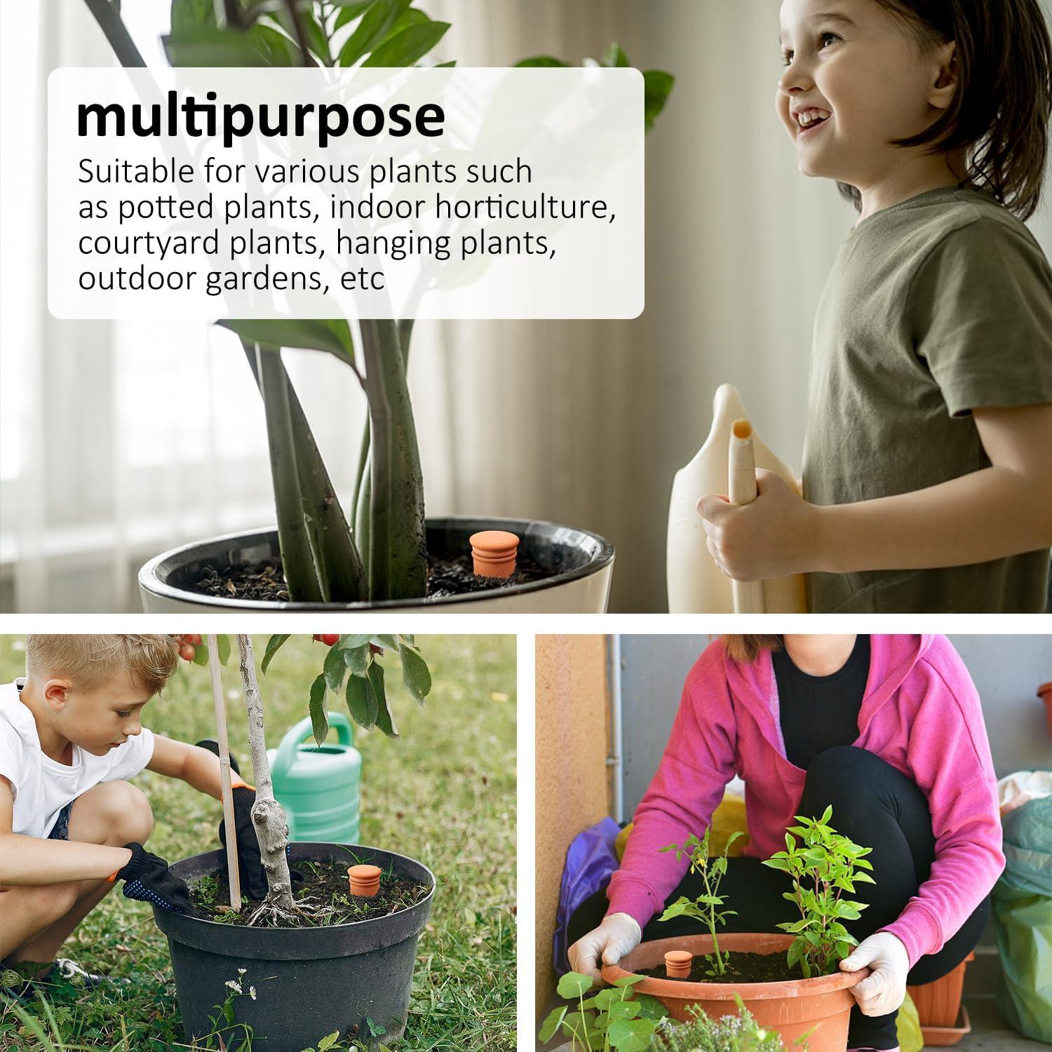 4 Esferas de Riego para Plantas Lovely Ran de Cerámica 50.9cm³