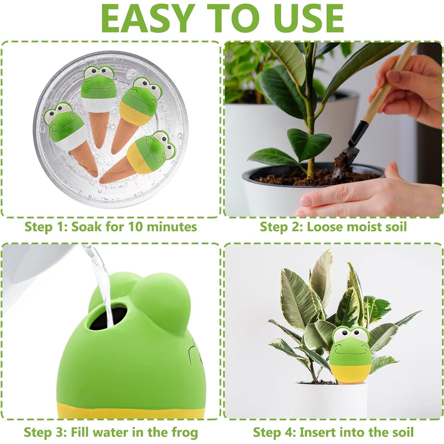 Paquete de 4 Picos de Riego Automático Terracota 180ml