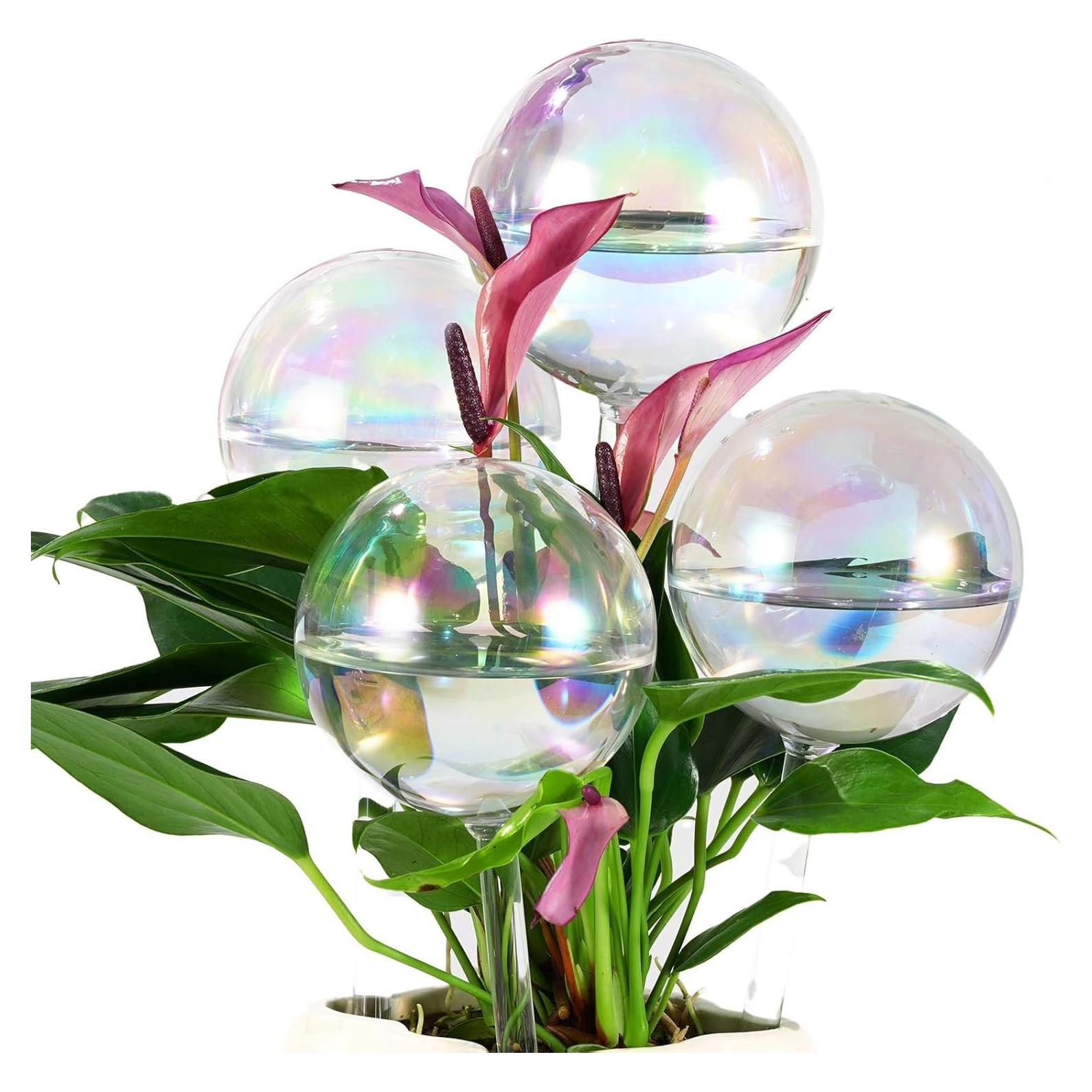 4PCS Esferas de Riego Automáticas Histely 368.5ml Vidrio