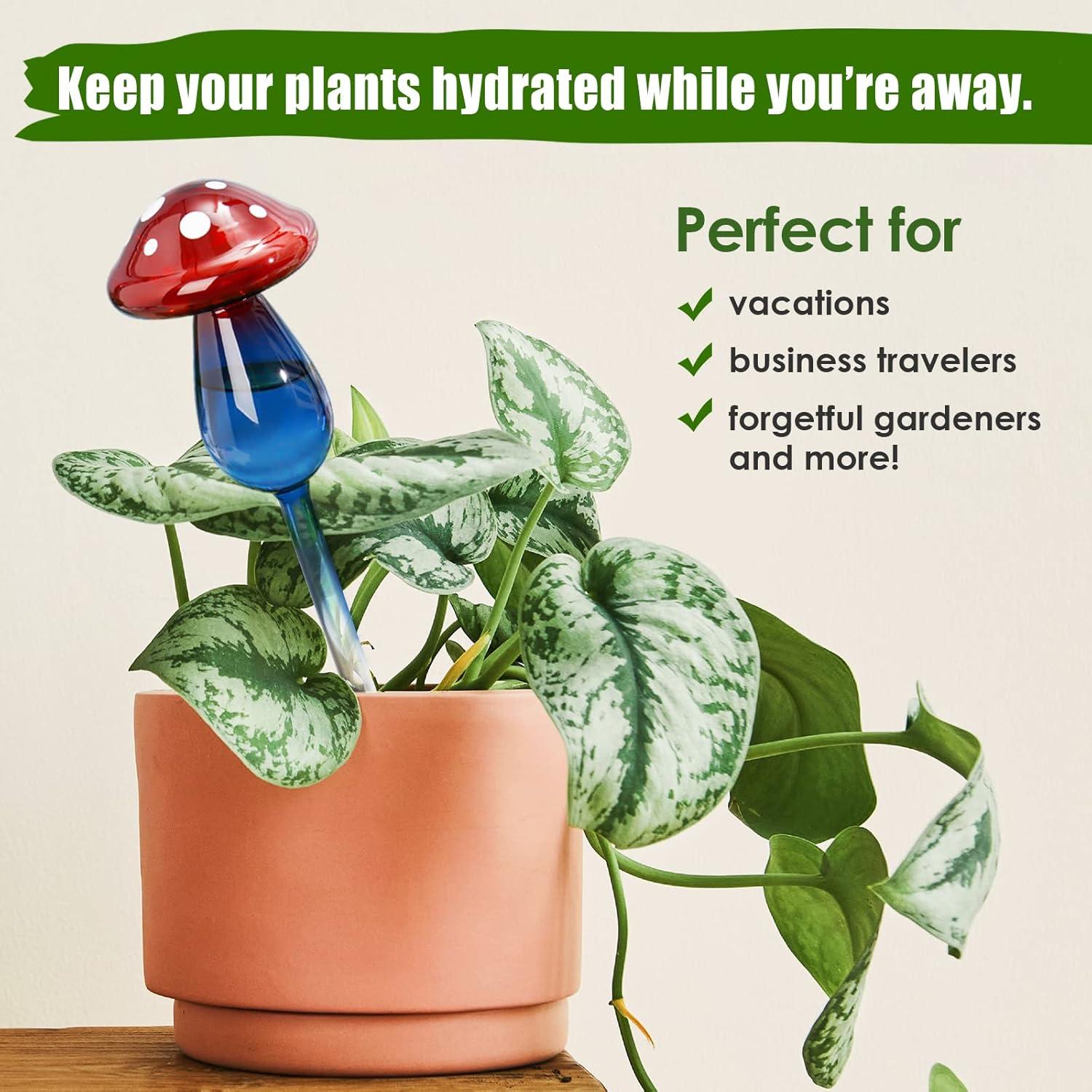 Regador Automático de Plantas NiHome 2-Pack Vidrio 26 cm