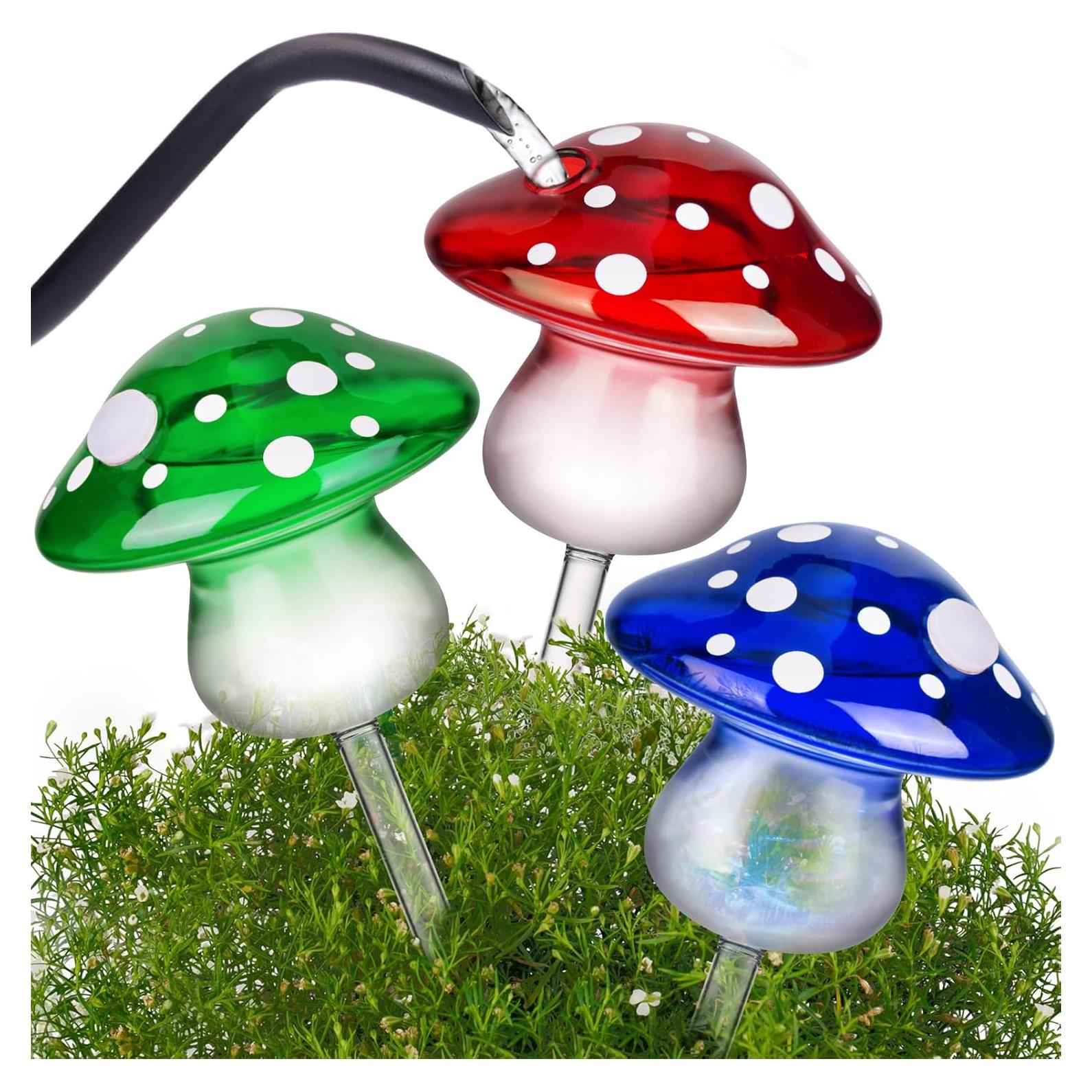 Conjunto de 3 Bombillas de Riego Automático de Vidrio NiHome