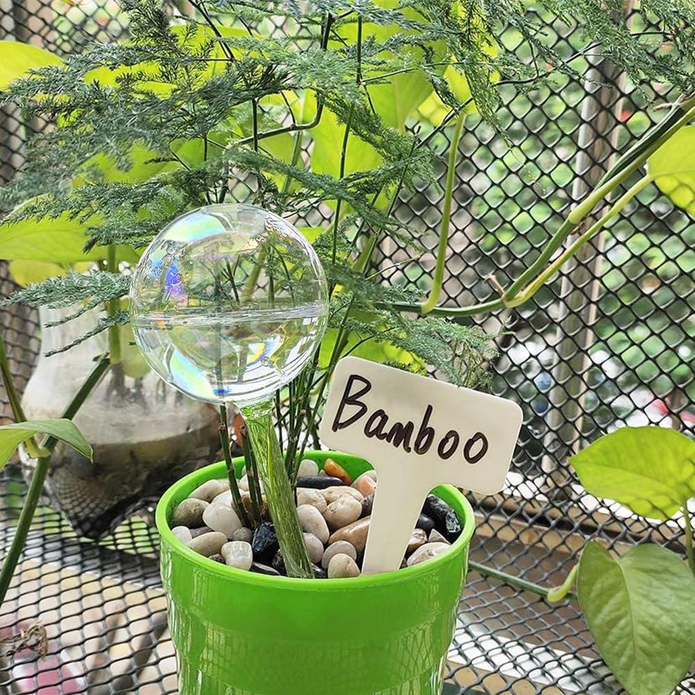 Esferas de Riego Automático MOONSOUND 2pcs Vidrio para Plantas