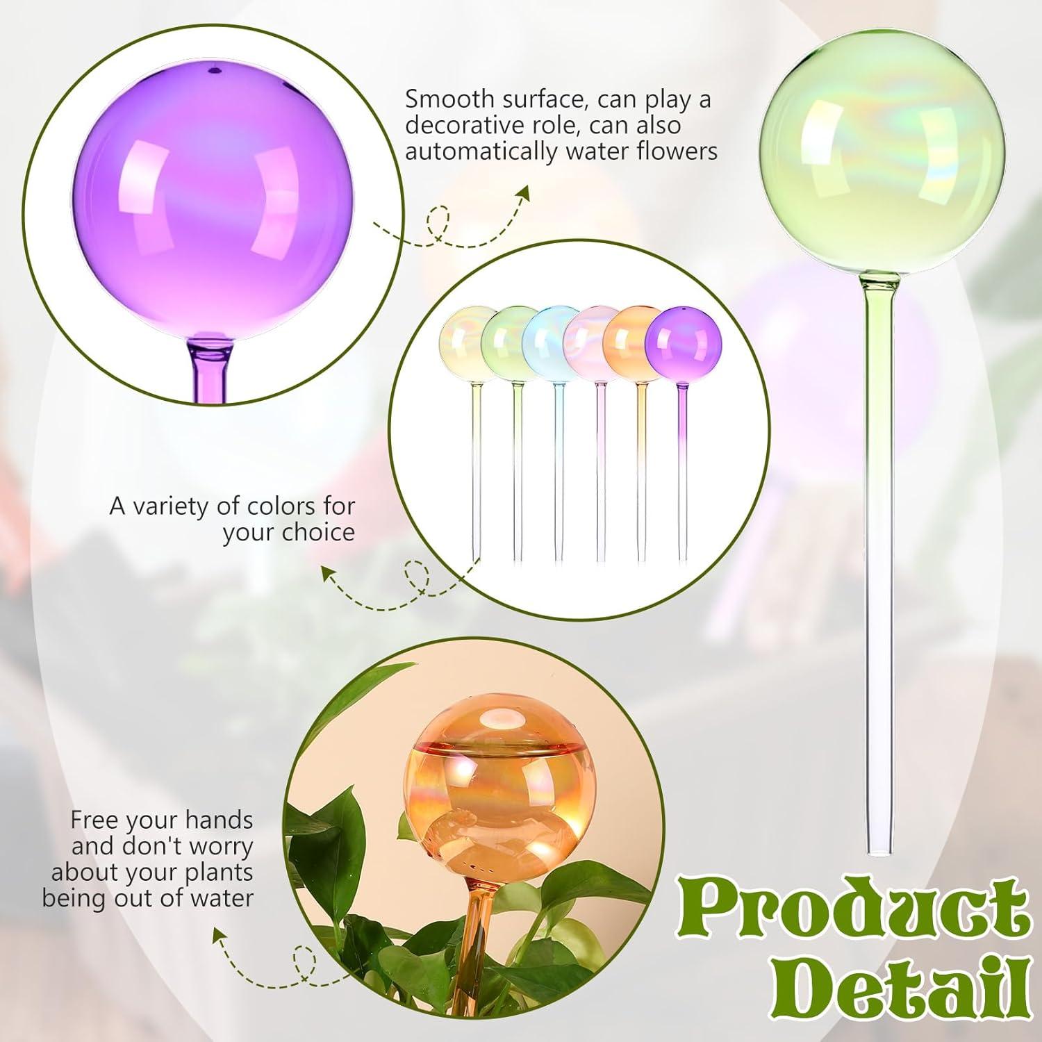 Maxdot 6 Esferas de Riego Automáticas de Vidrio 270 ml