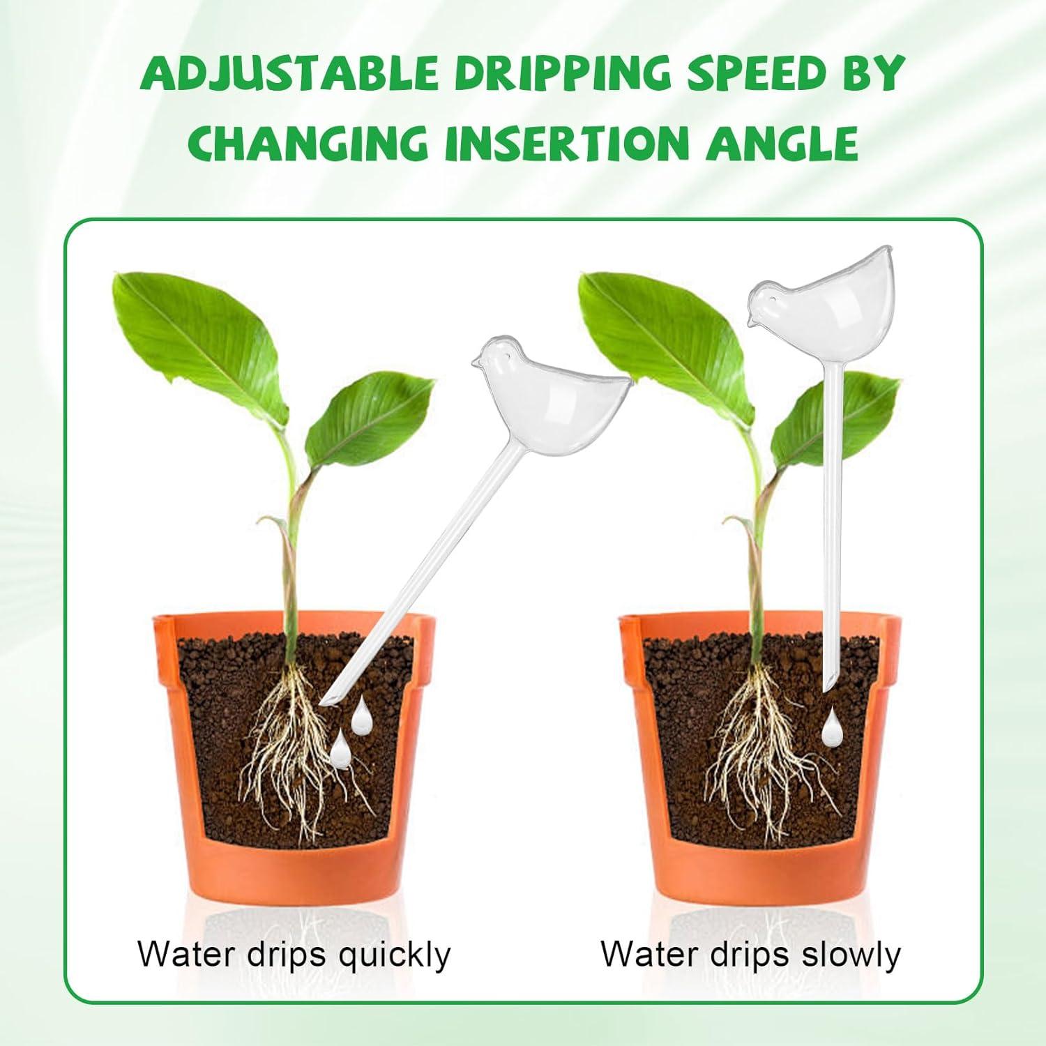 Dispositivos de Riego Autorriego Jabrand 6 Piezas Forma de Pájaro