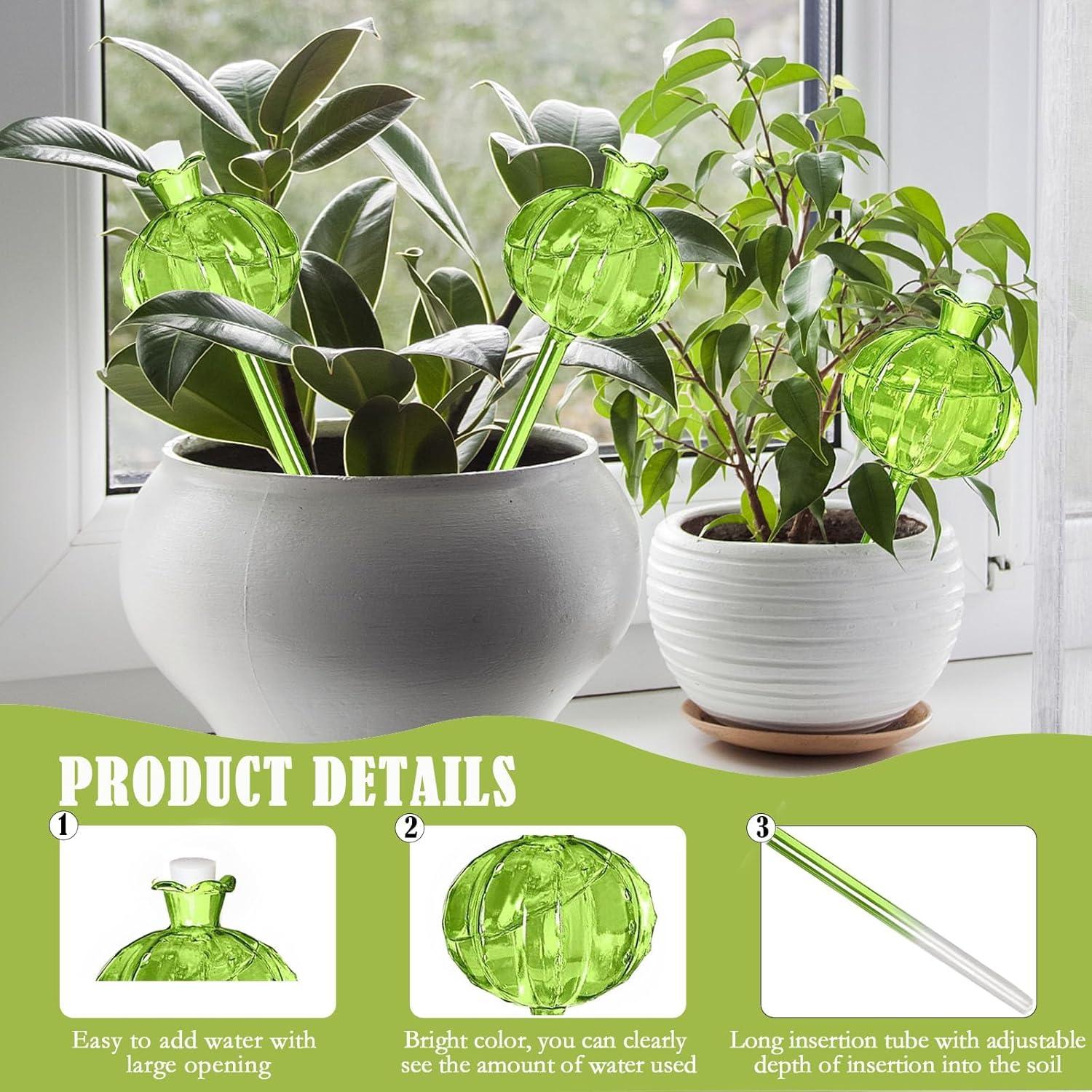 Paquete de 4 Esferas de Riego Automático YUYJME - Blanco