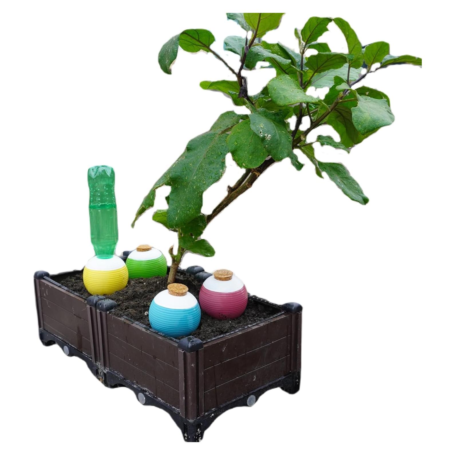 4 Picos de Riego de Terracota Autorriego 1.09 kg para Plantas