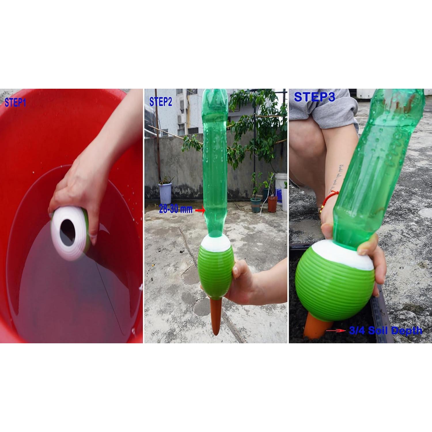 4 Picos de Riego de Terracota Autorriego 1.09 kg para Plantas