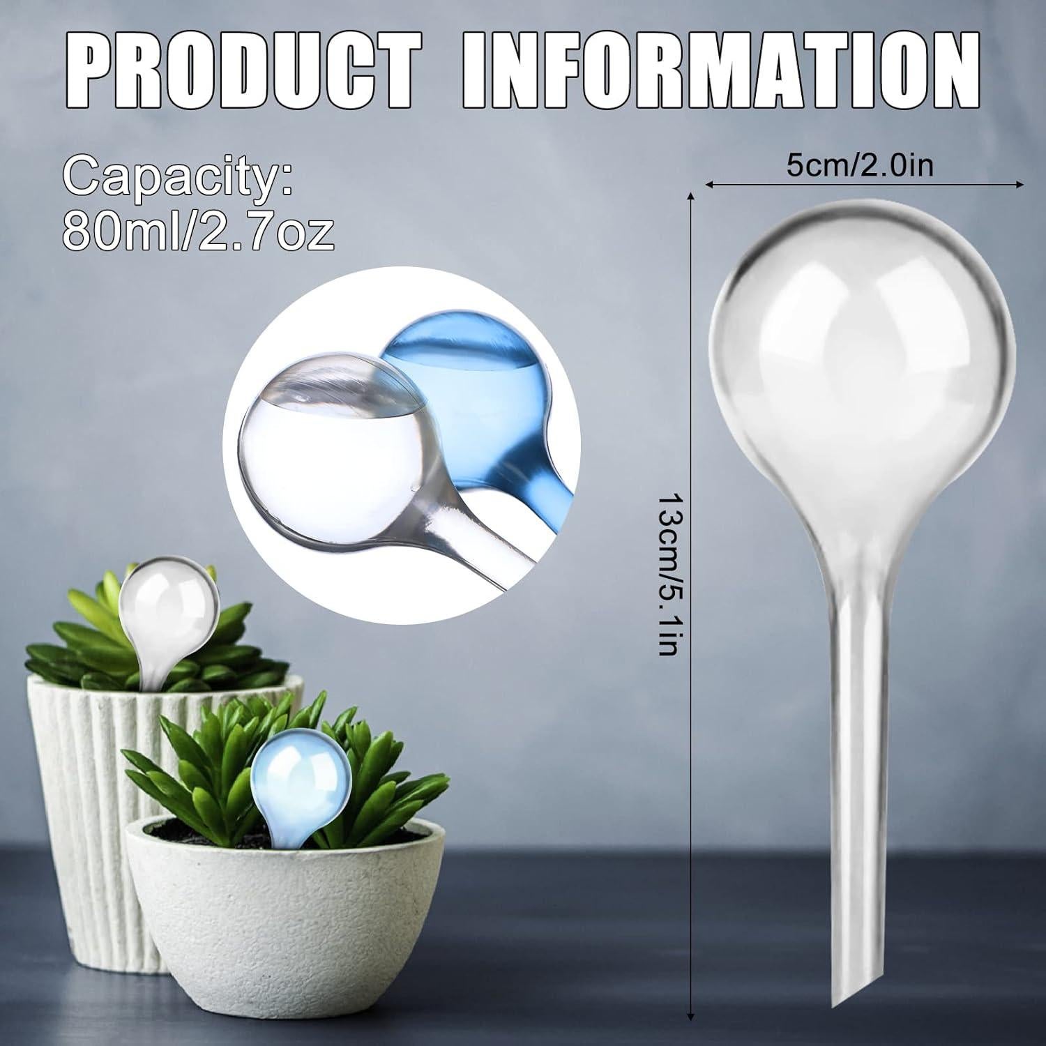 Bulbos de Riego Automático Hopeson 8 Piezas 5cm