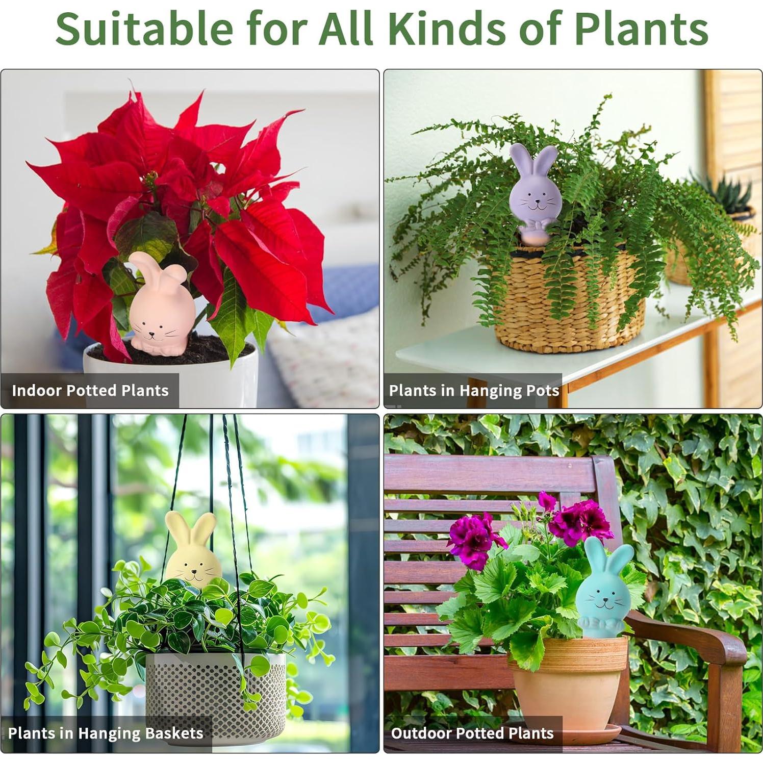 Esferas de Riego de Terracota WILDKEN - 4 Picos Conejo 19x6cm