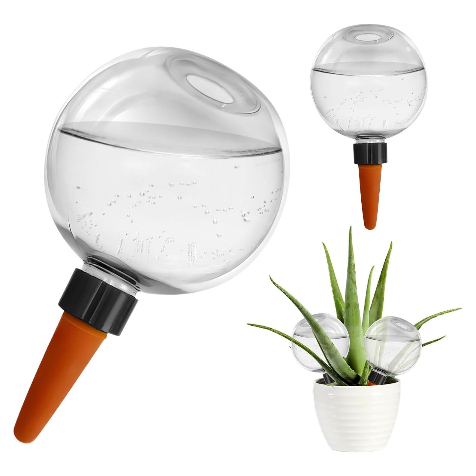 Paquete de 2 Esferas de Autorriego Shengyi 500ml para Plantas