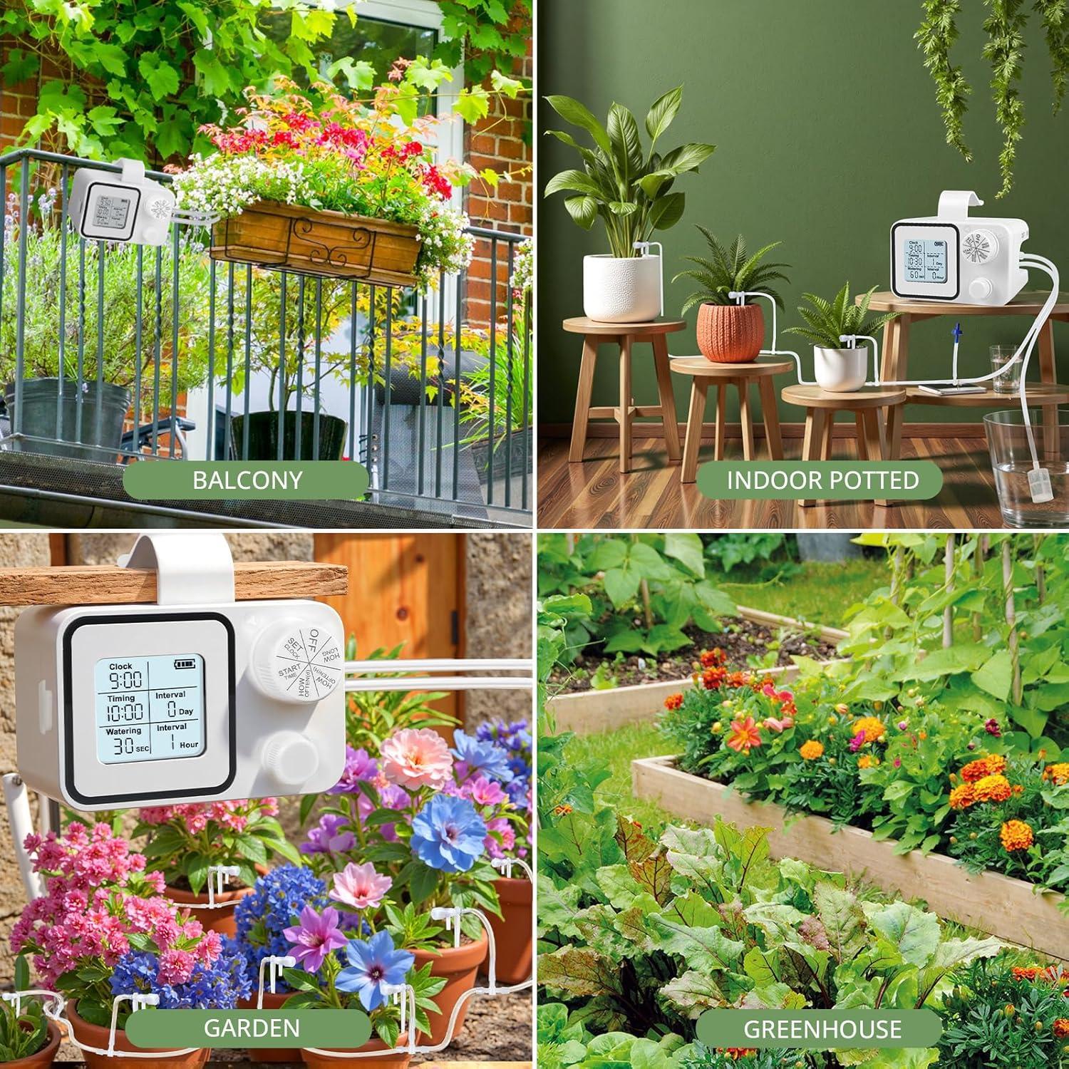 Sistema de Riego Automático Tepsmigo para 15 Plantas en Macetas