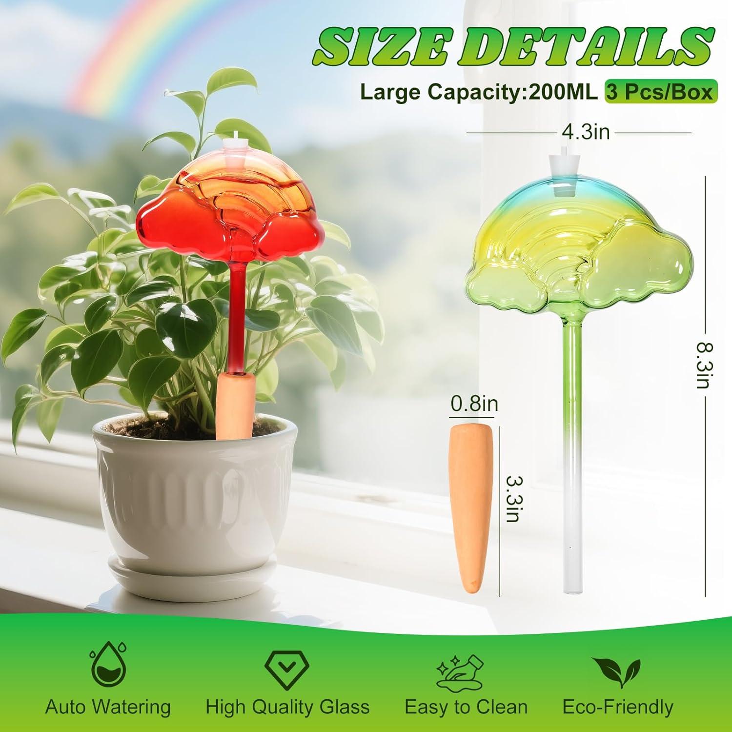 Esferas de Riego Automático Floradrift 3 Pcs Nube Arcoíris 200ml