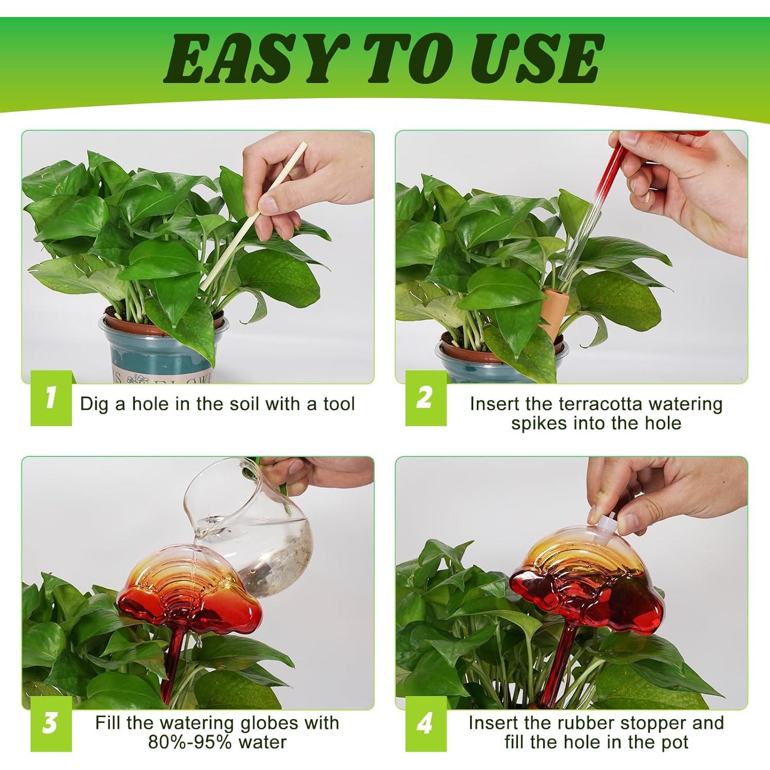 Esferas de Riego Automático Floradrift 3 Pcs Nube Arcoíris 200ml