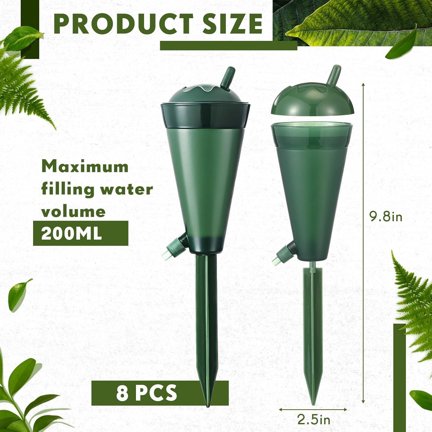 Esferas de Riego Automático Baderke 8 Pcs Verde 25x6.5cm