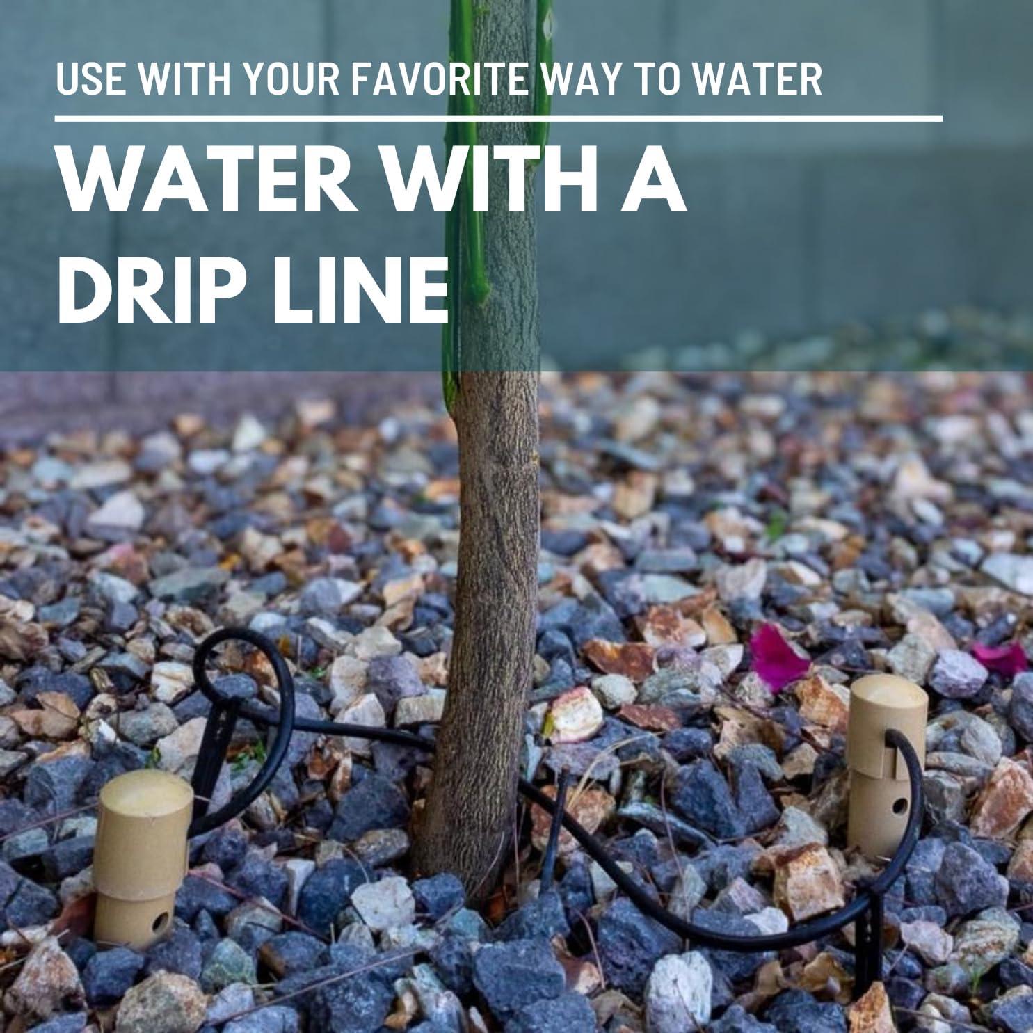 Estacas de Riego Profundo DEEP DRIP 14" Beige - Paquete de 3