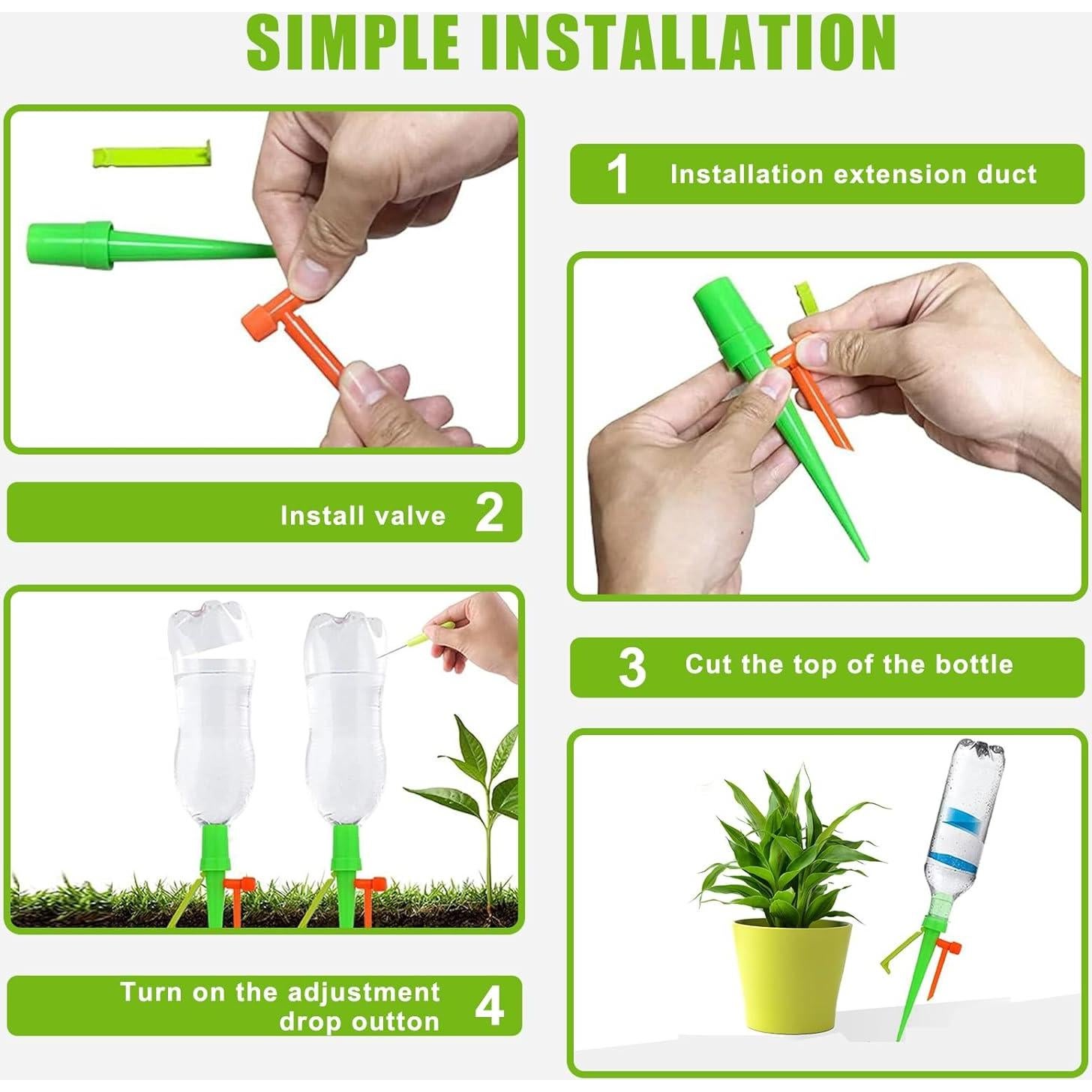 Picos de Riego Automático LVHATN para Plantas - 15 Unidades