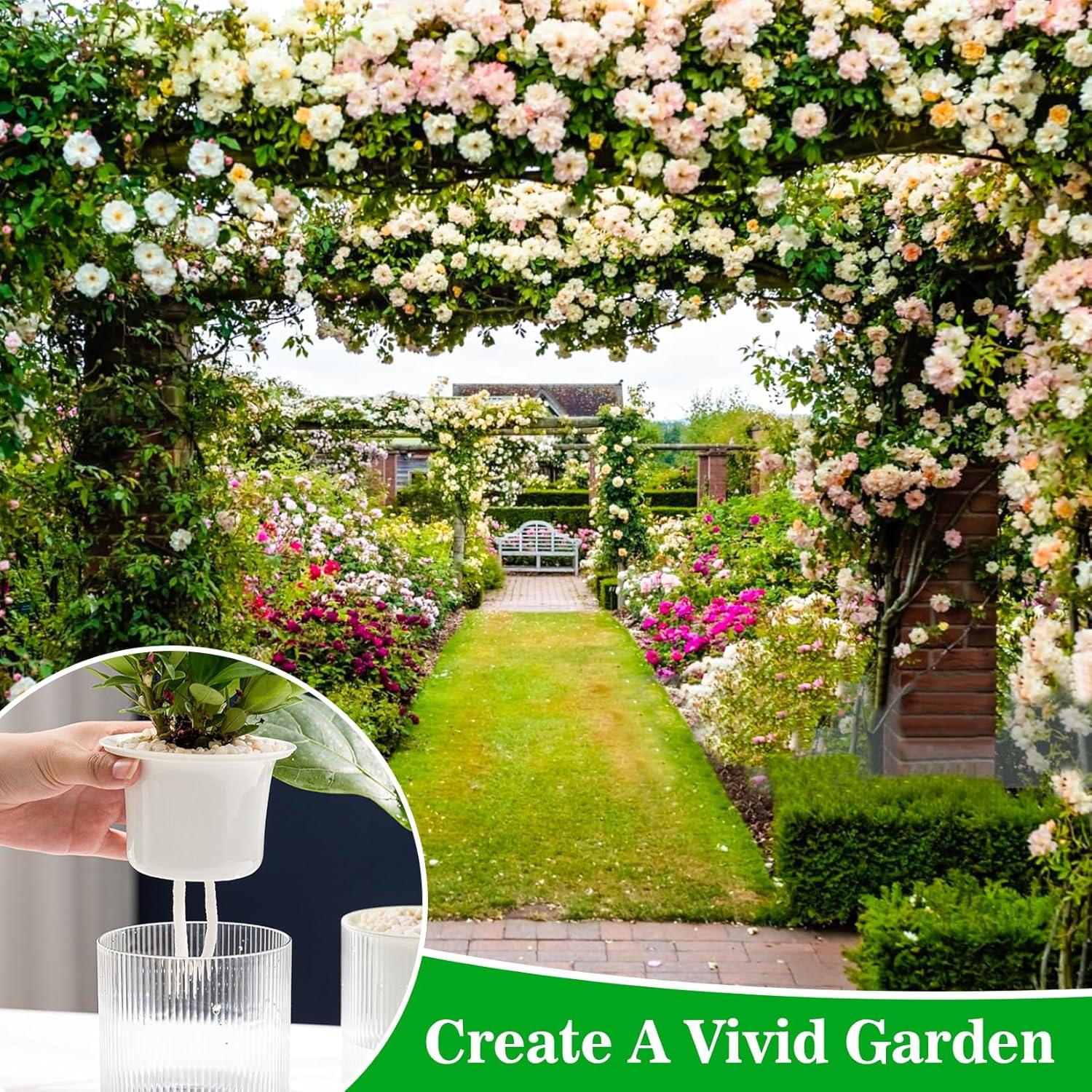 Cuerda de Autorriego MAQIHAN 15.24m x 0.64cm para Plantas