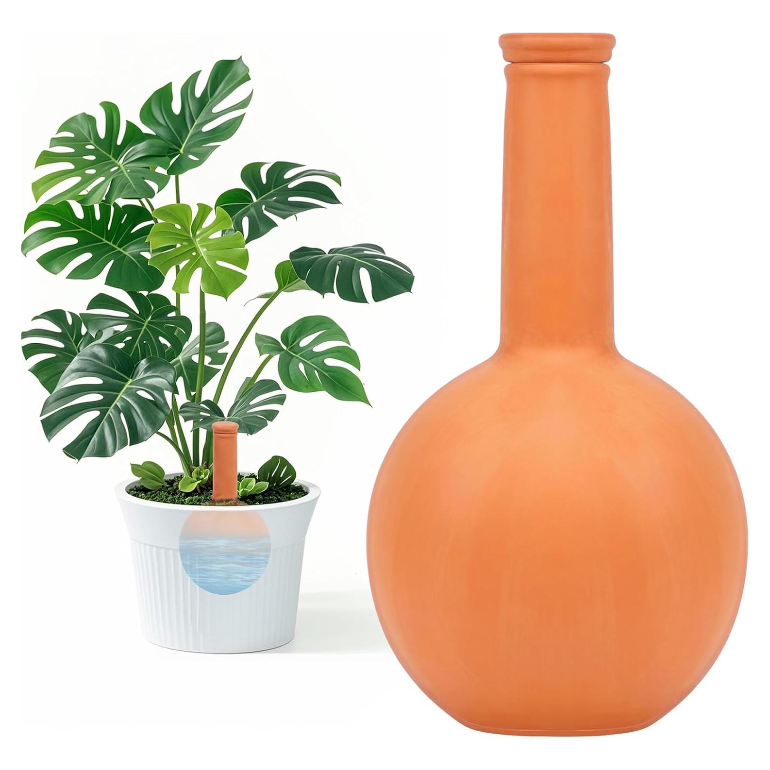 Olla de Riego Automático Terracota Srapwati 900 ml para Plantas