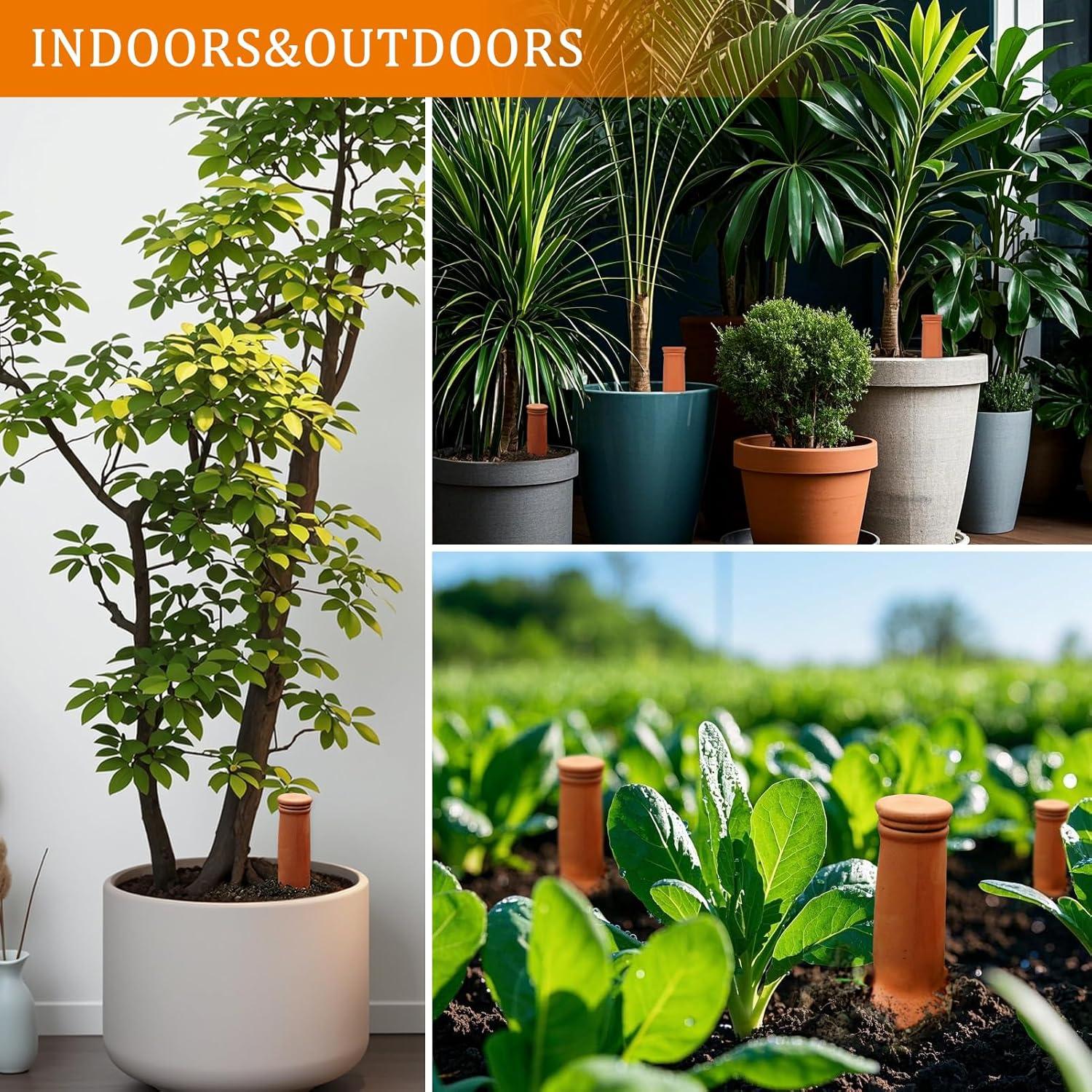 Olla de Riego Automático Terracota Srapwati 900 ml para Plantas