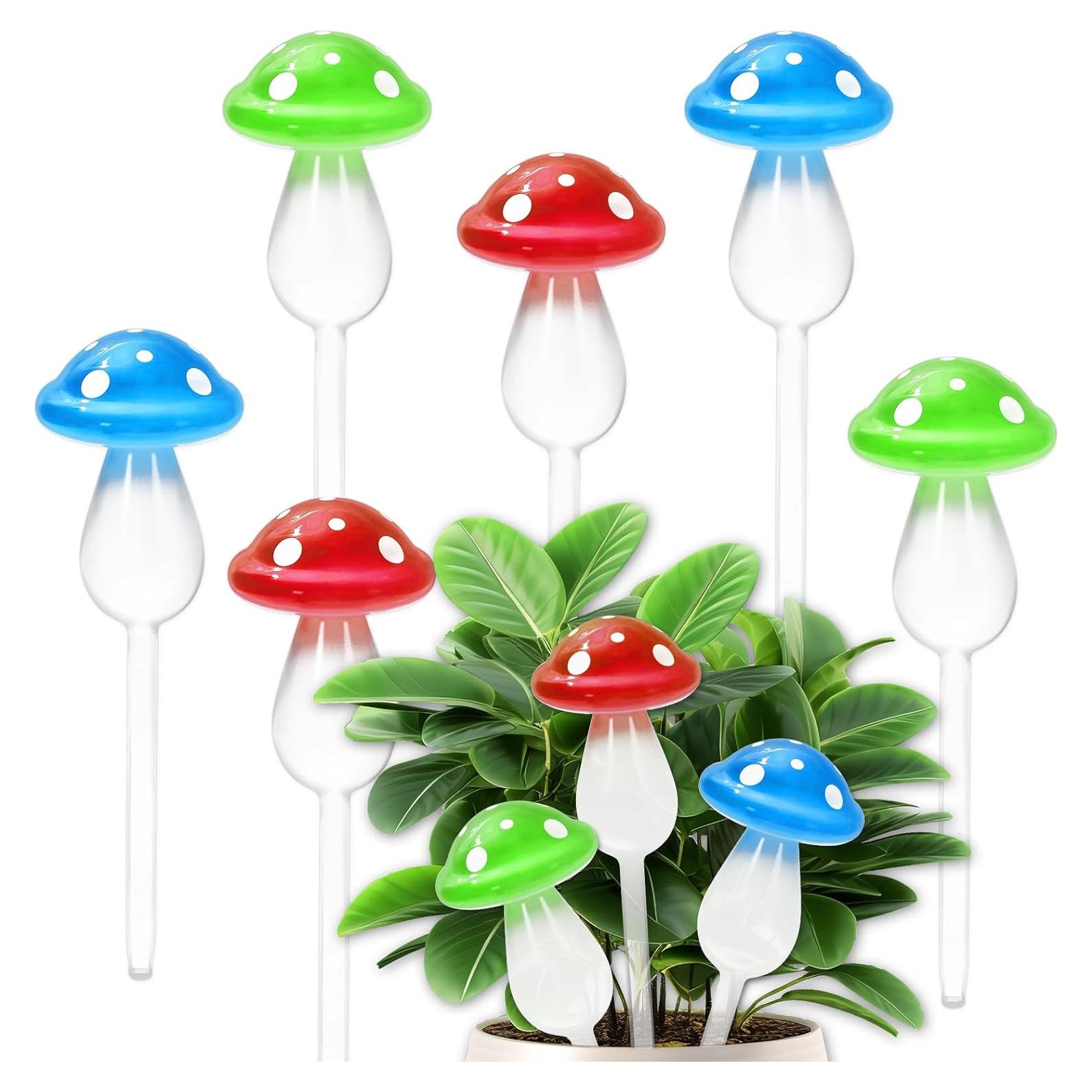 6 Esferas de Riego Automático de Vidrio JarThena para Plantas