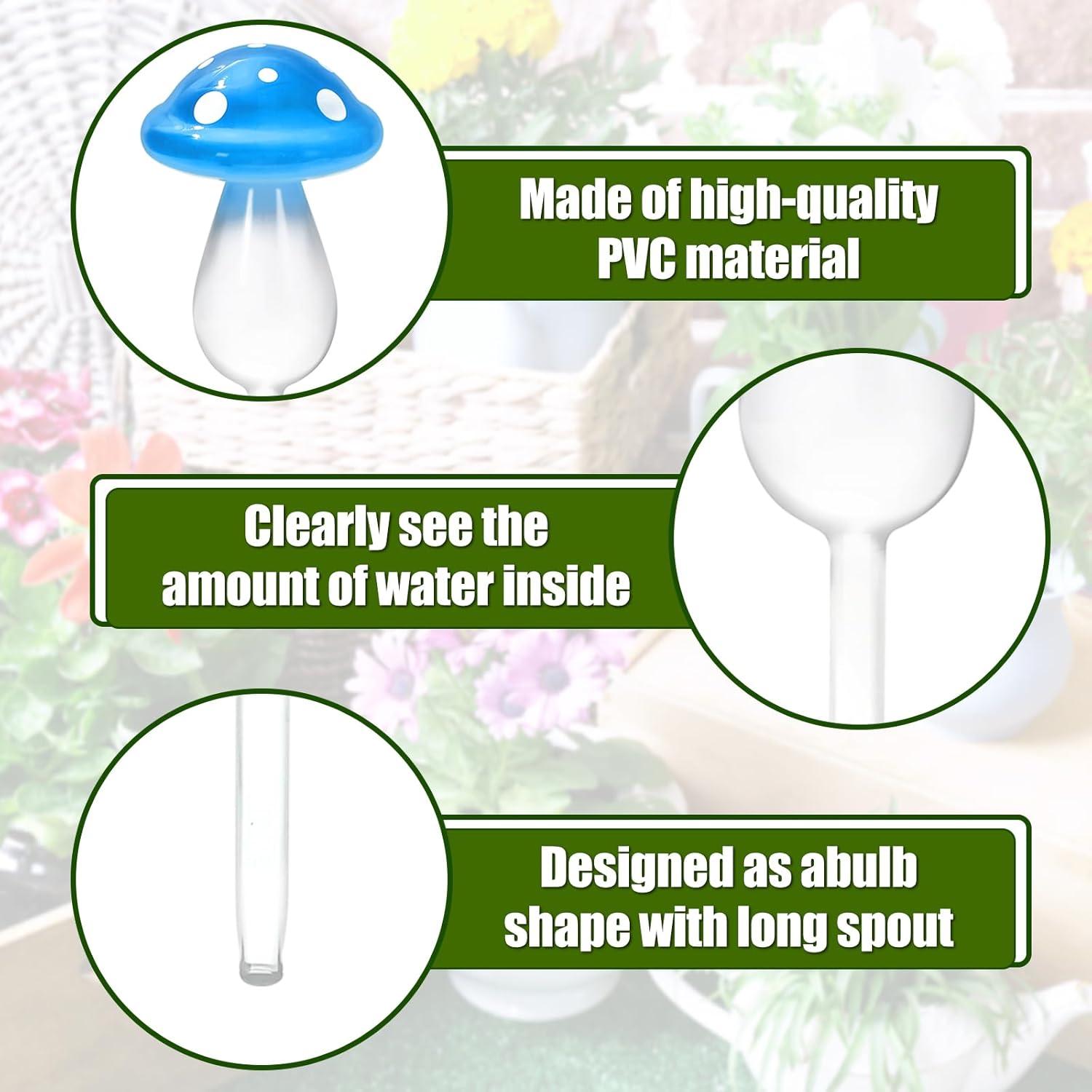 6 Esferas de Riego Automático de Vidrio JarThena para Plantas